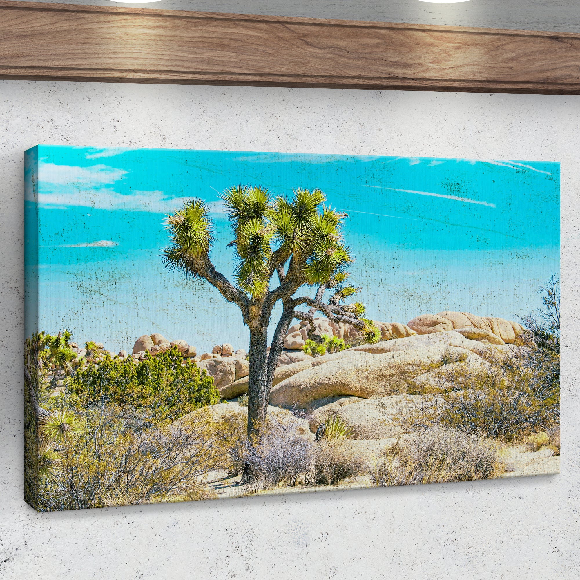 Joshua Tree Canvas Wall Art - Image 2