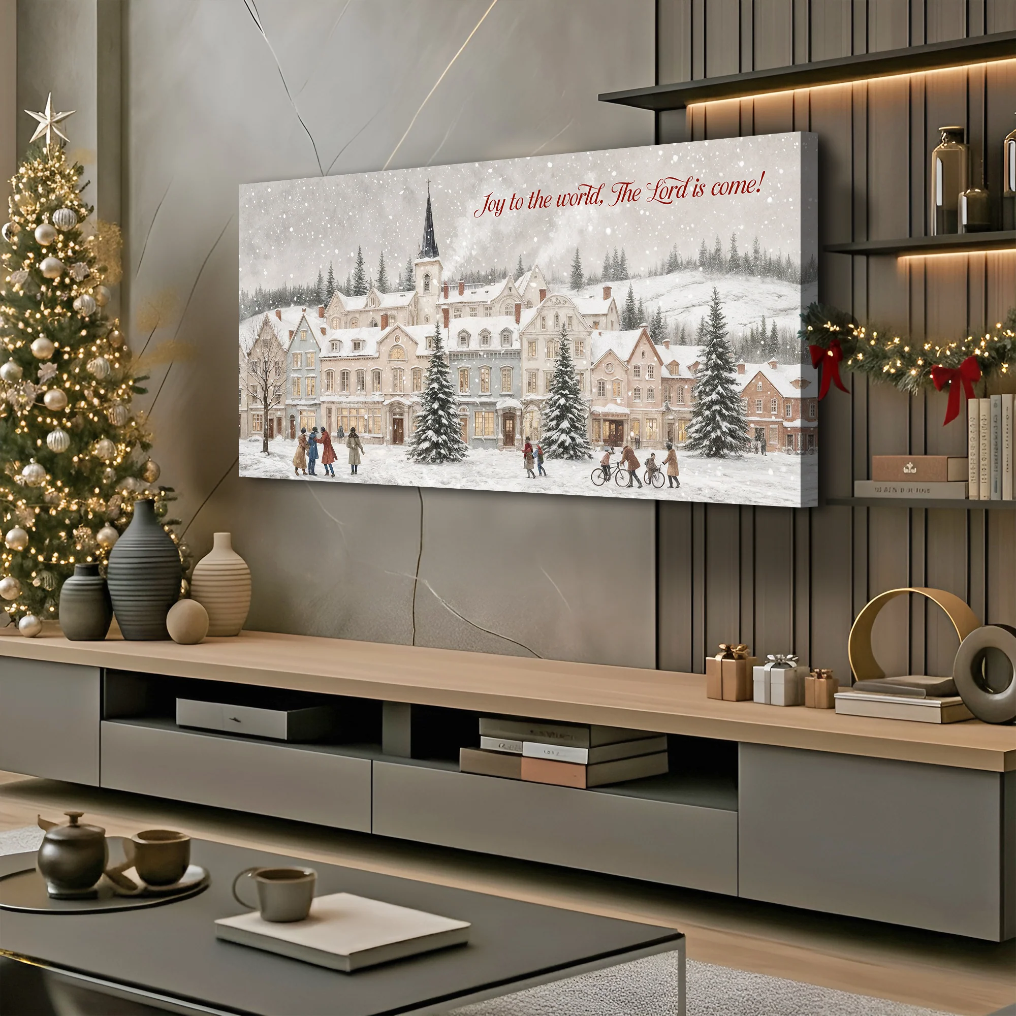 Joy To the World Christmas Wall Sign - Image 2