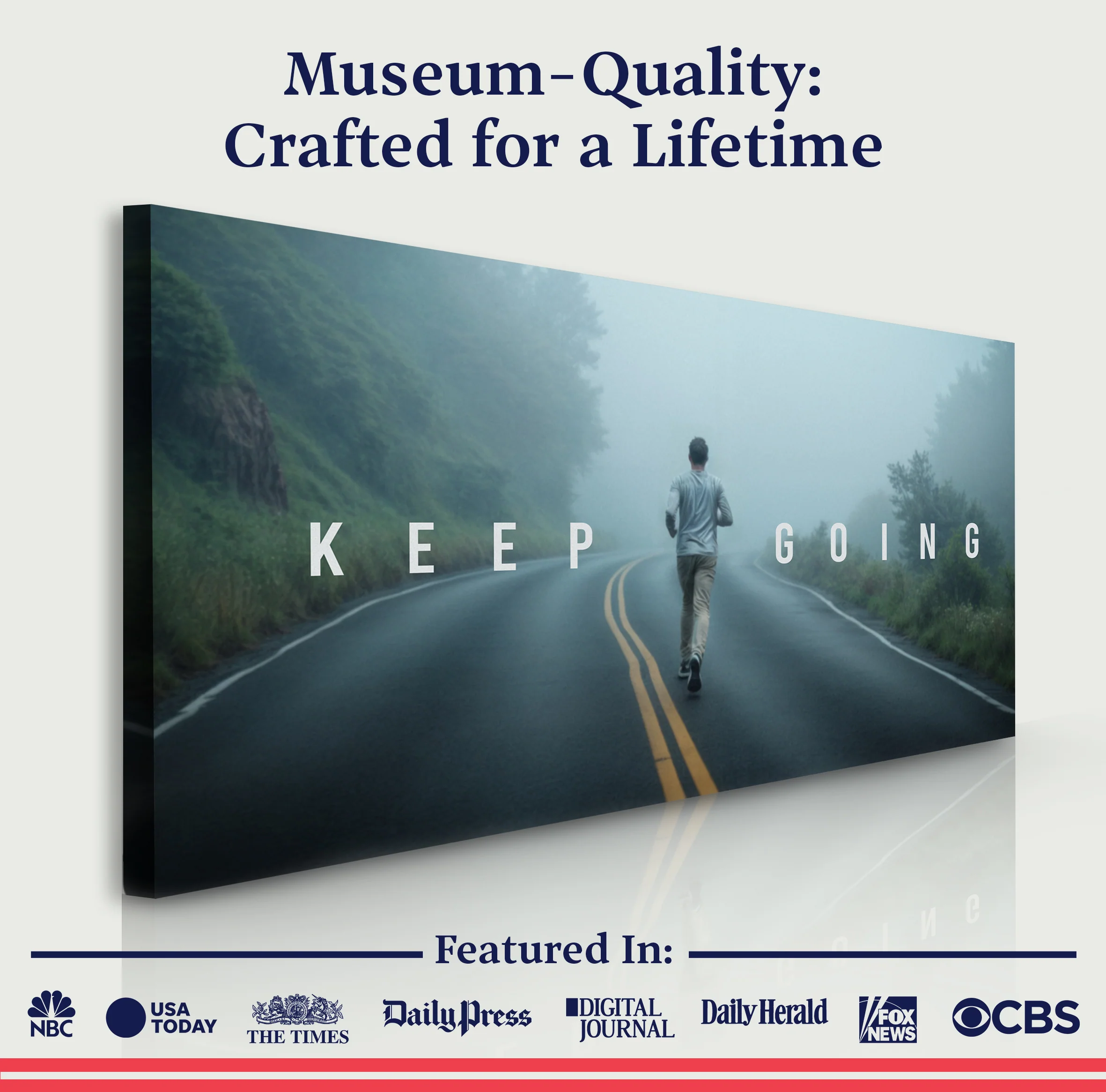 Keep Going Motivational Wall Sign - Image 6