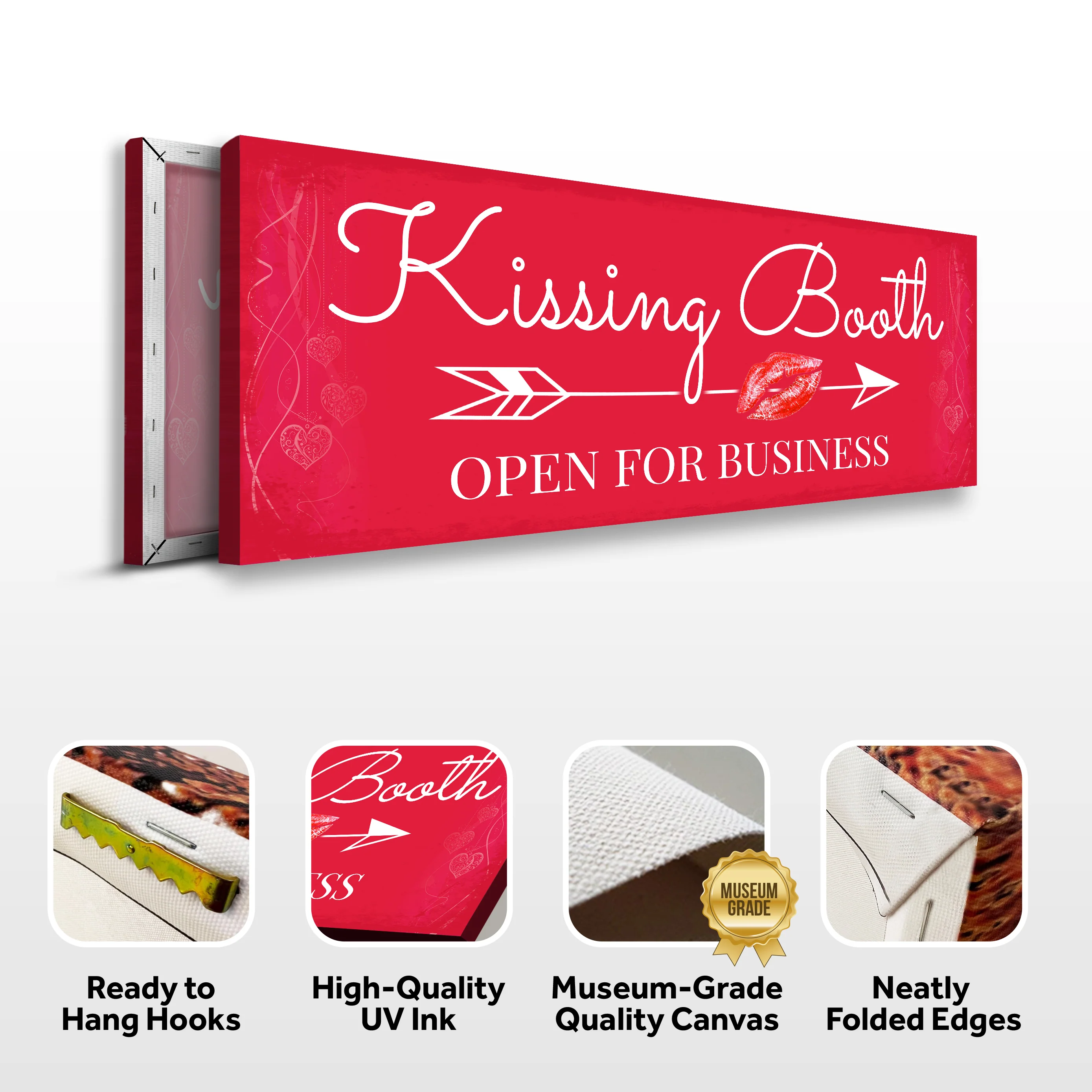 Kissing Booth "Open For Business" Sign - Image 4