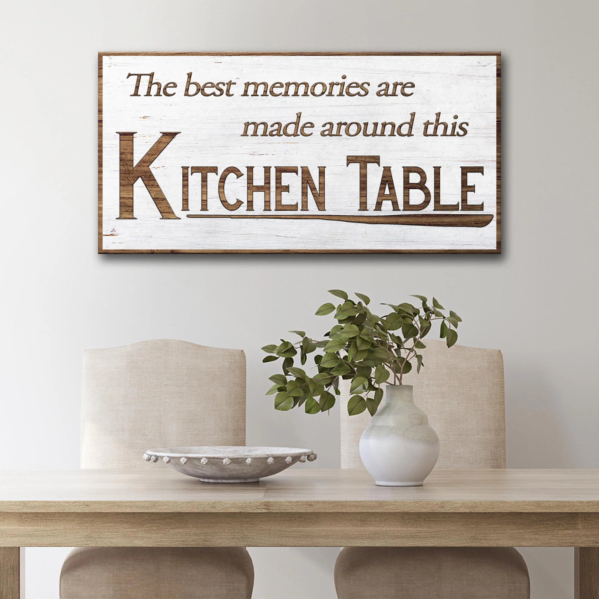 Kitchen Table Wall Art Sign - Image 2