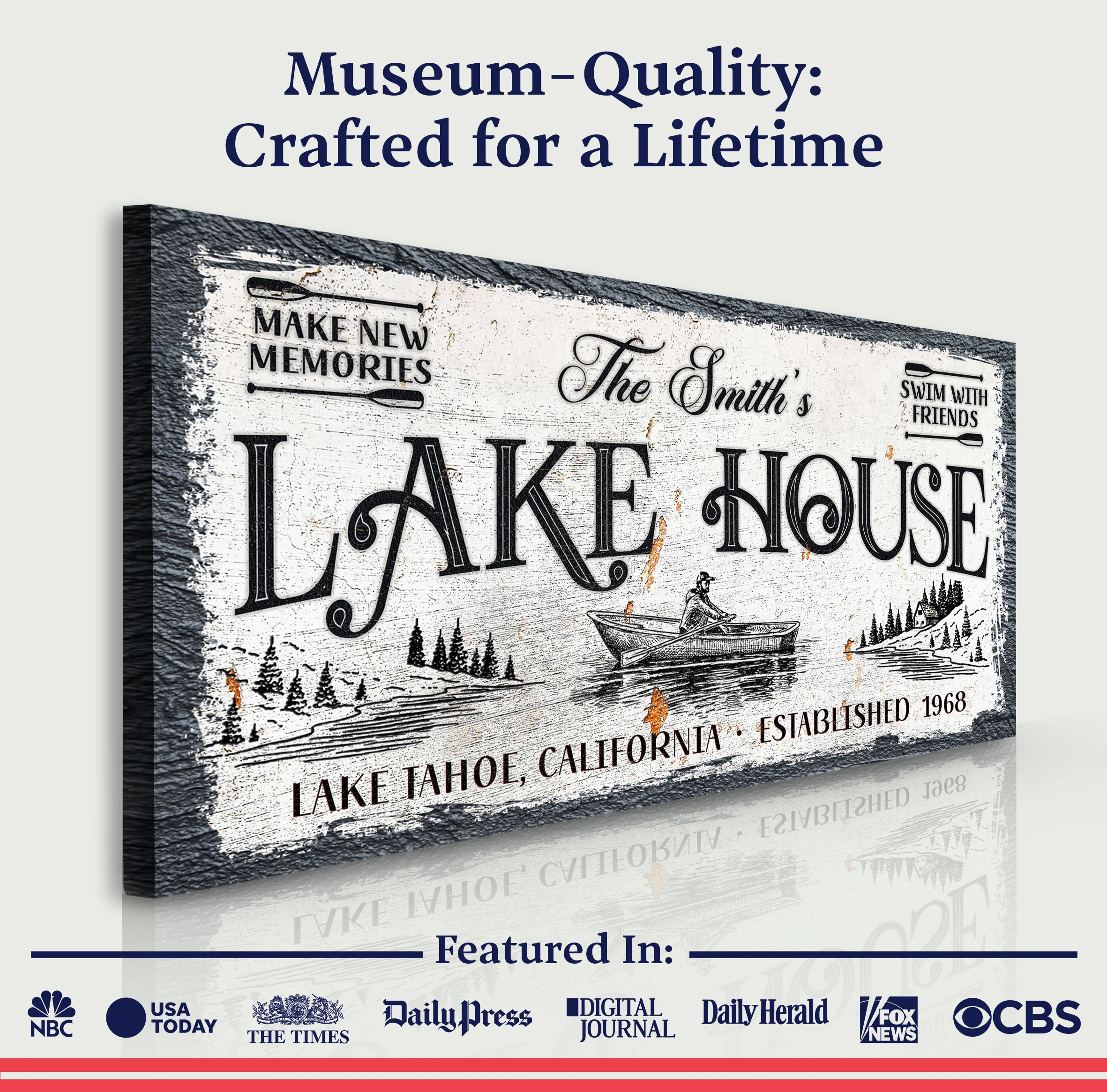 Lake House Sign IX - Image 5