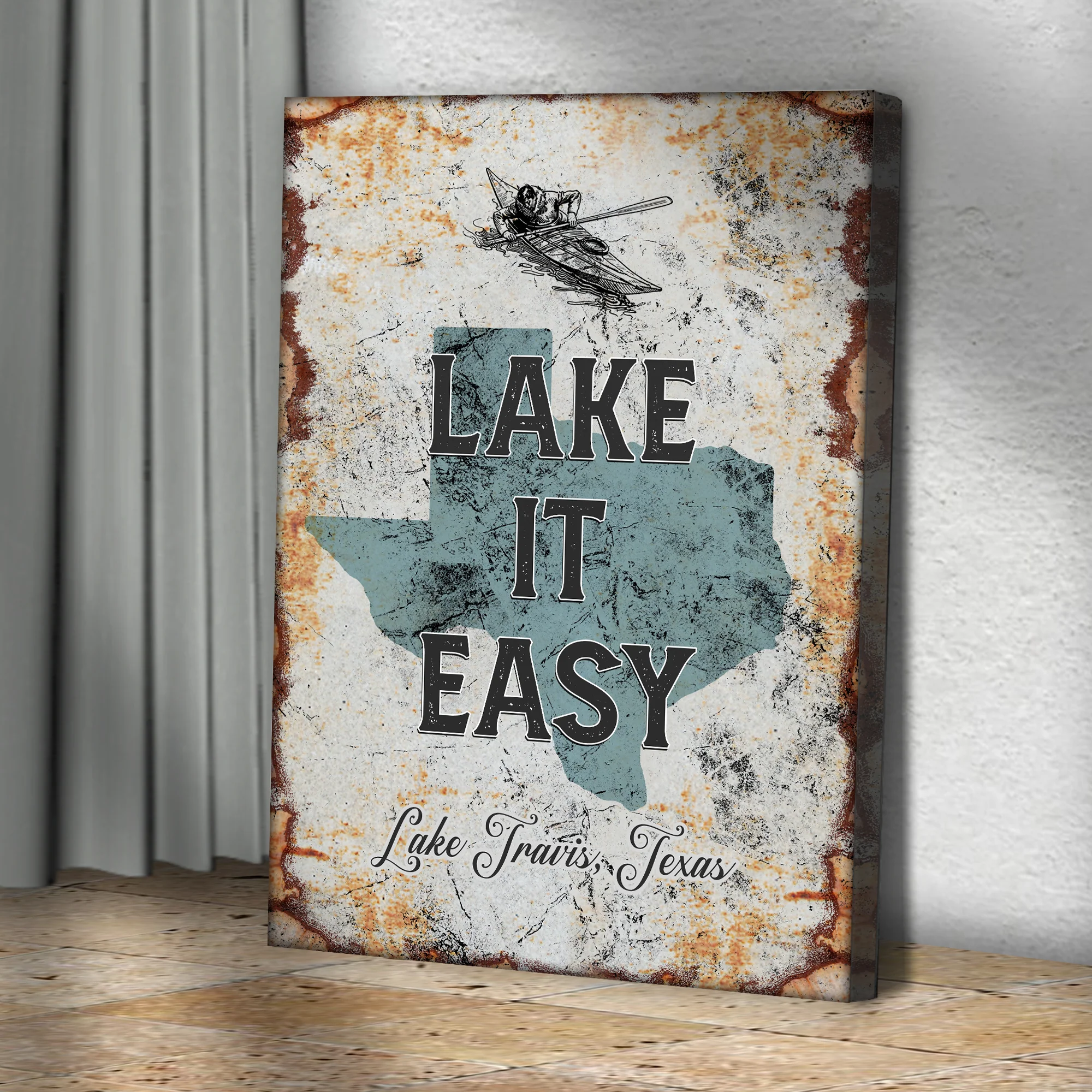 Lake It Easy Sign - Image 2