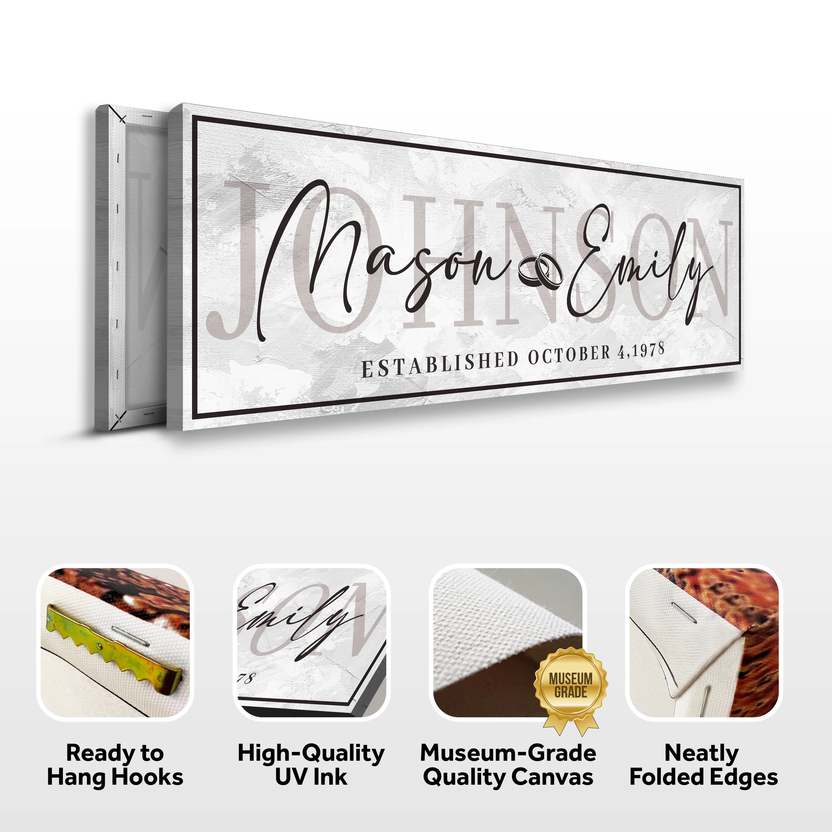Last Name Wedding Gift Sign - Image 4