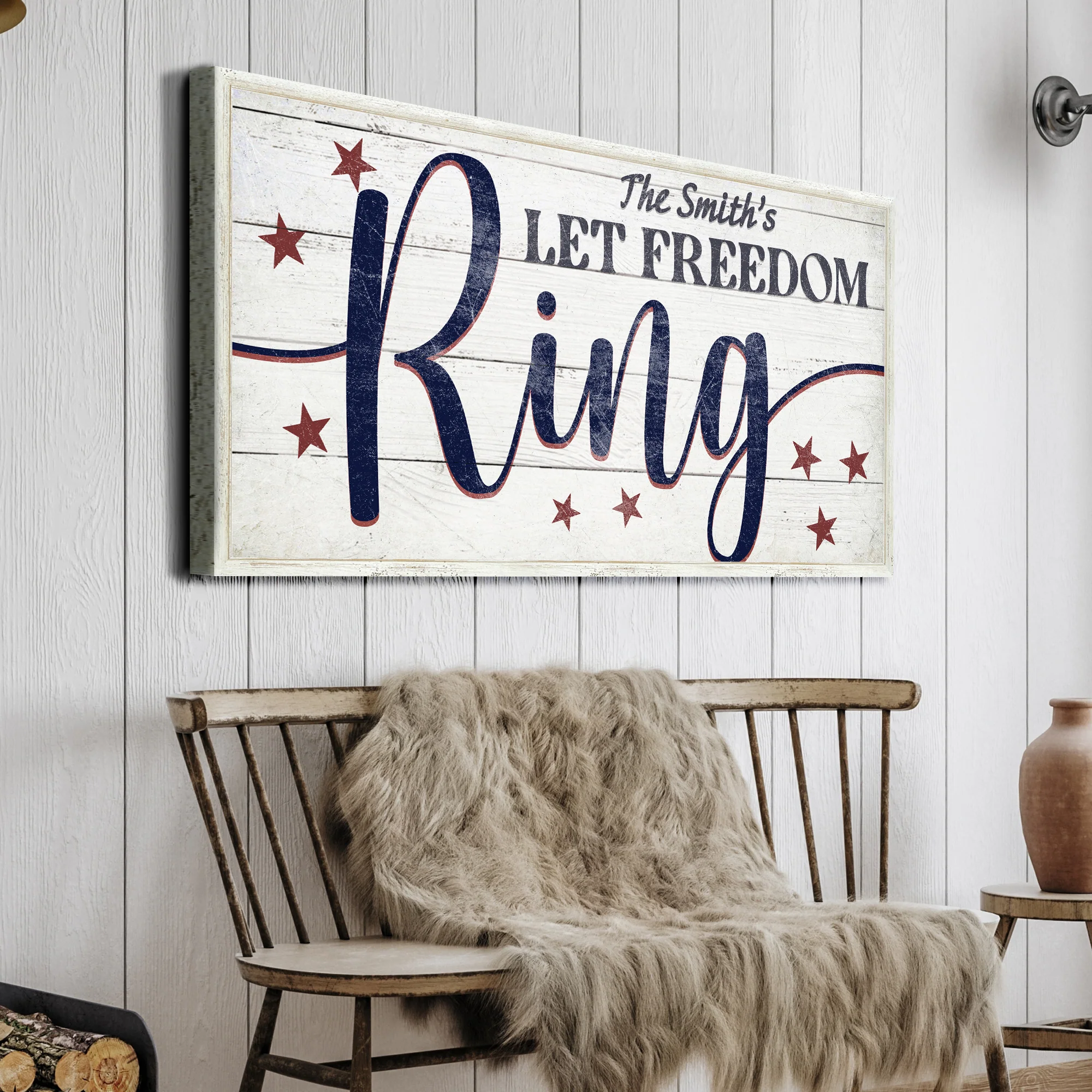 Let Freedom Ring Personalized Sign - Image 3