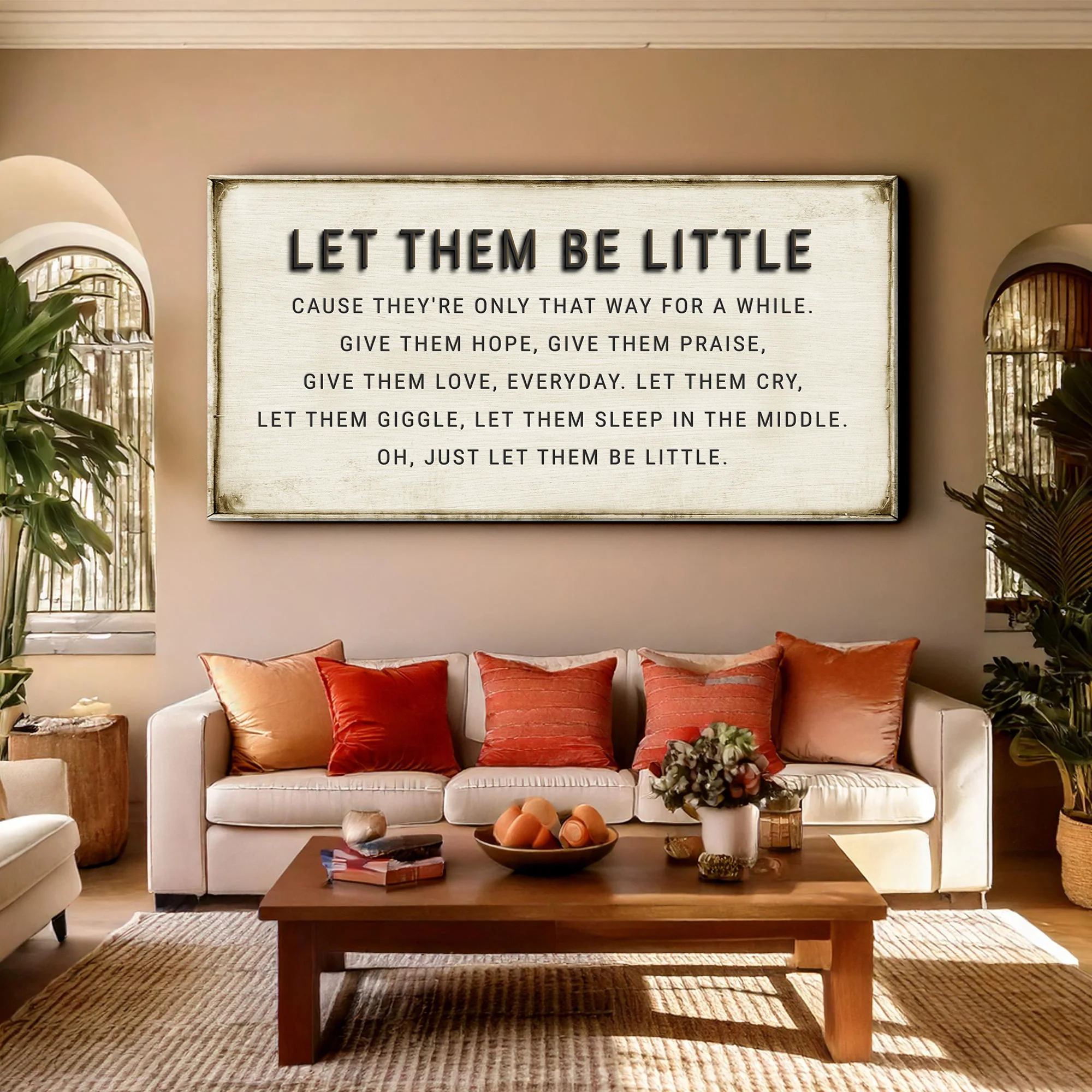 Let Them Be Little Playroom Sign - Image 3
