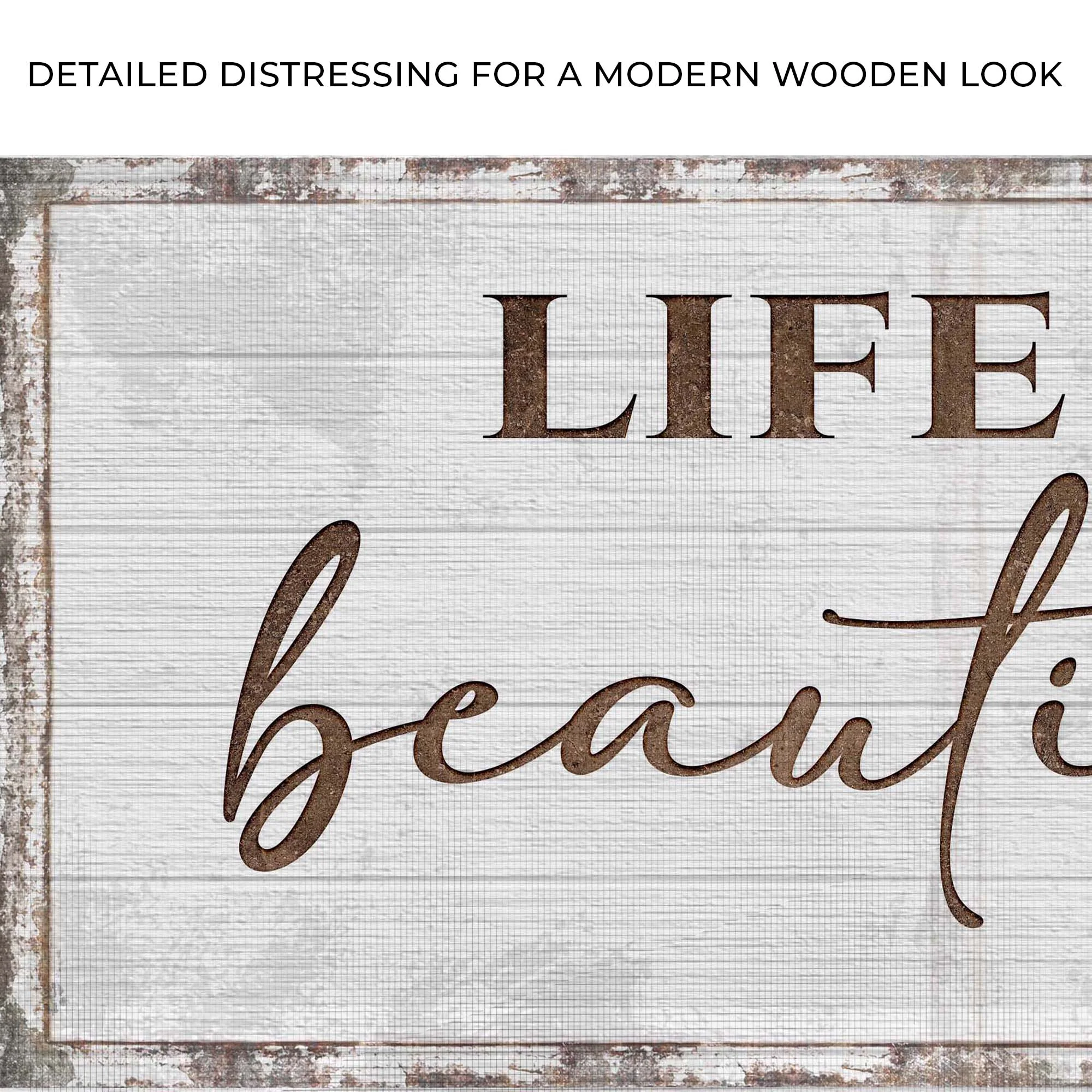 Life Is Beautiful Sign - Image 4