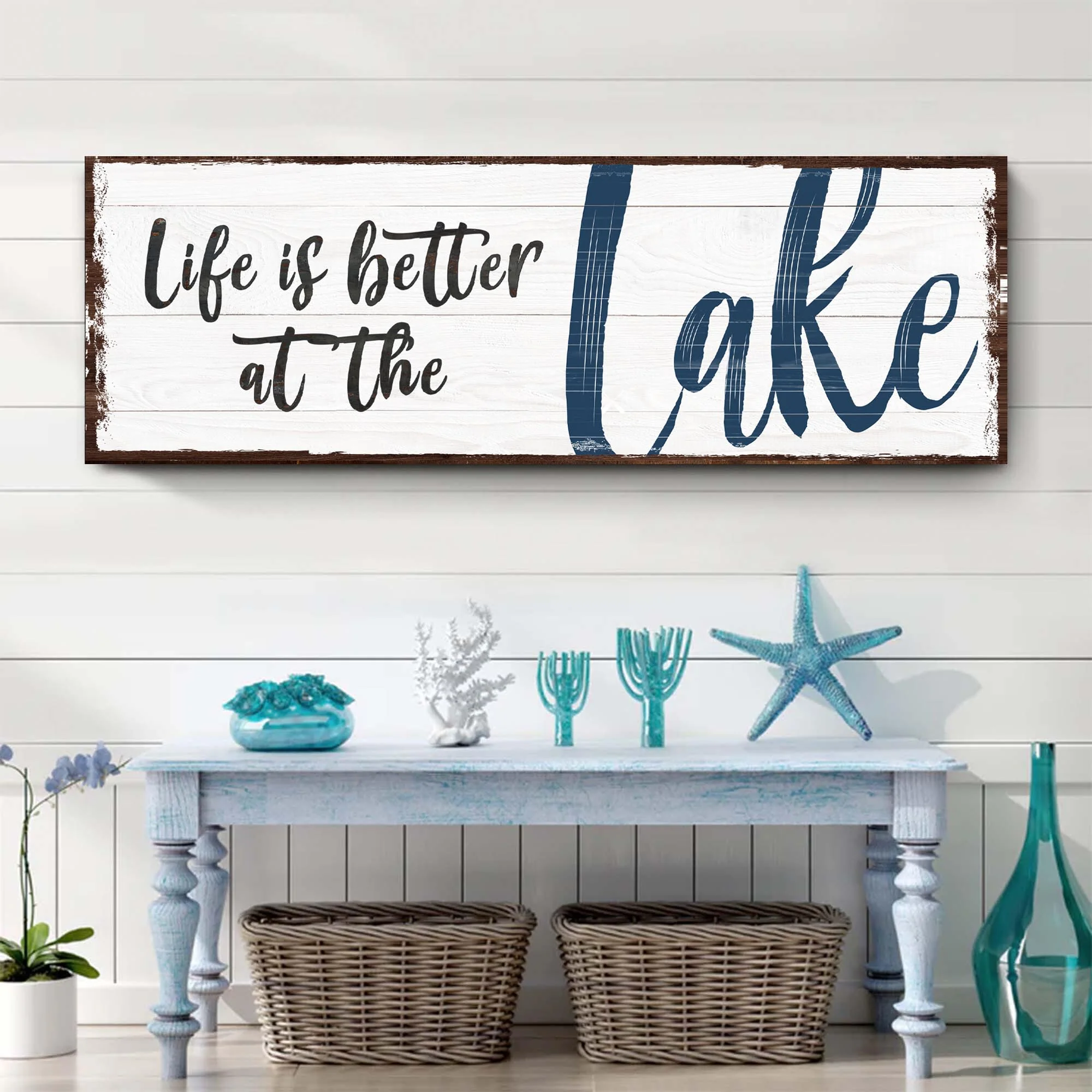Life Is Better At The Lake Sign II - Image 3