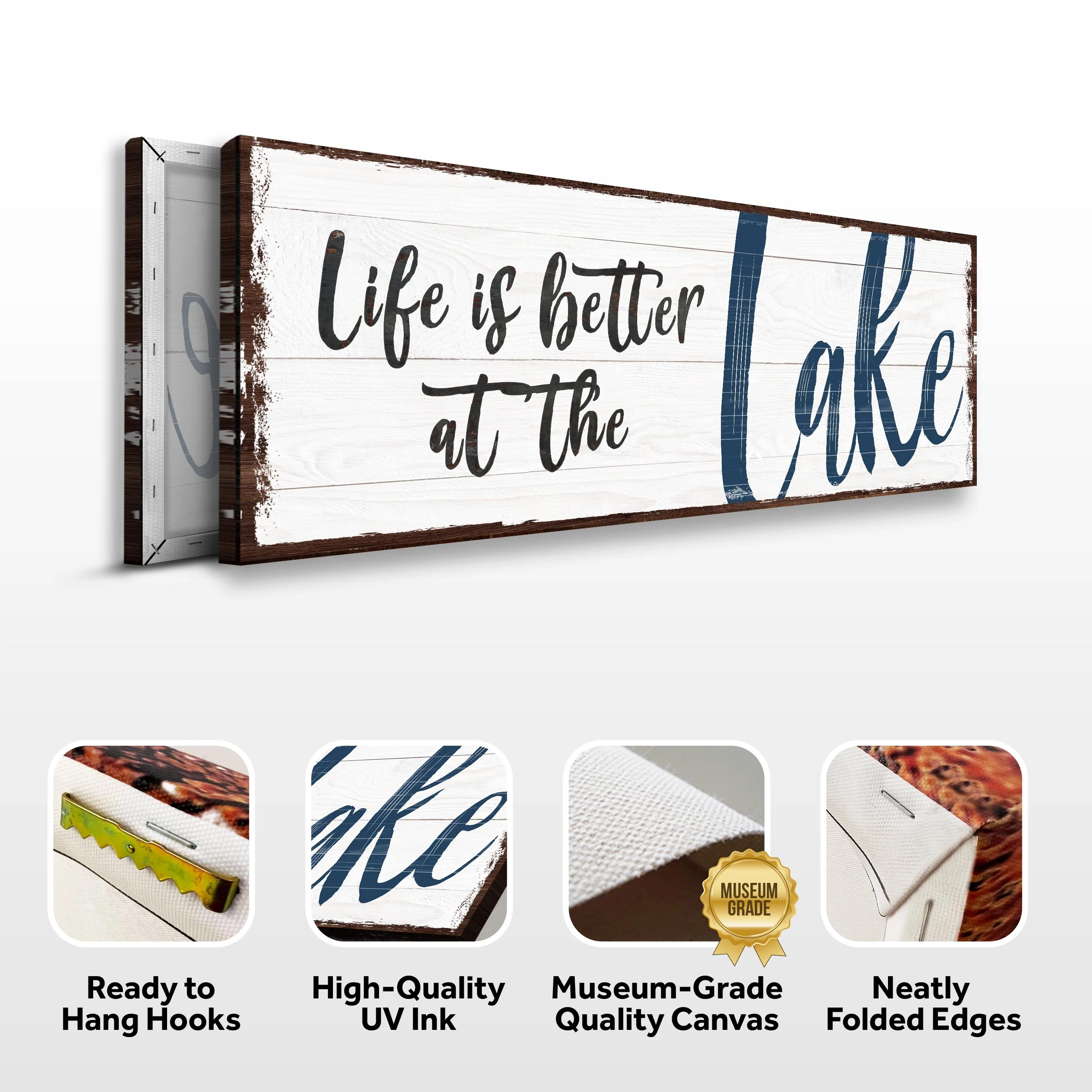 Life Is Better At The Lake Sign II - Image 6