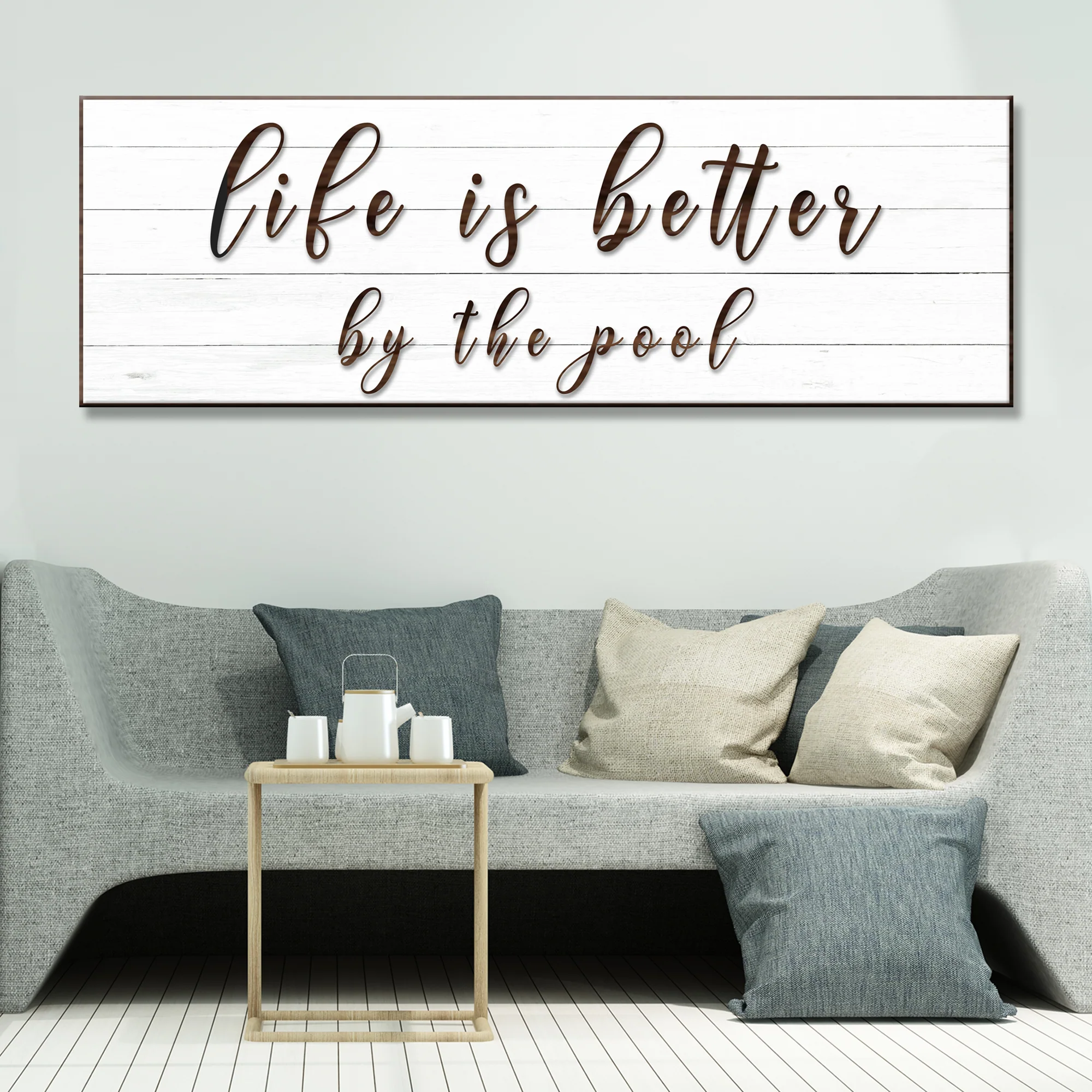 Life Is Better By The Pool Sign - Image 2