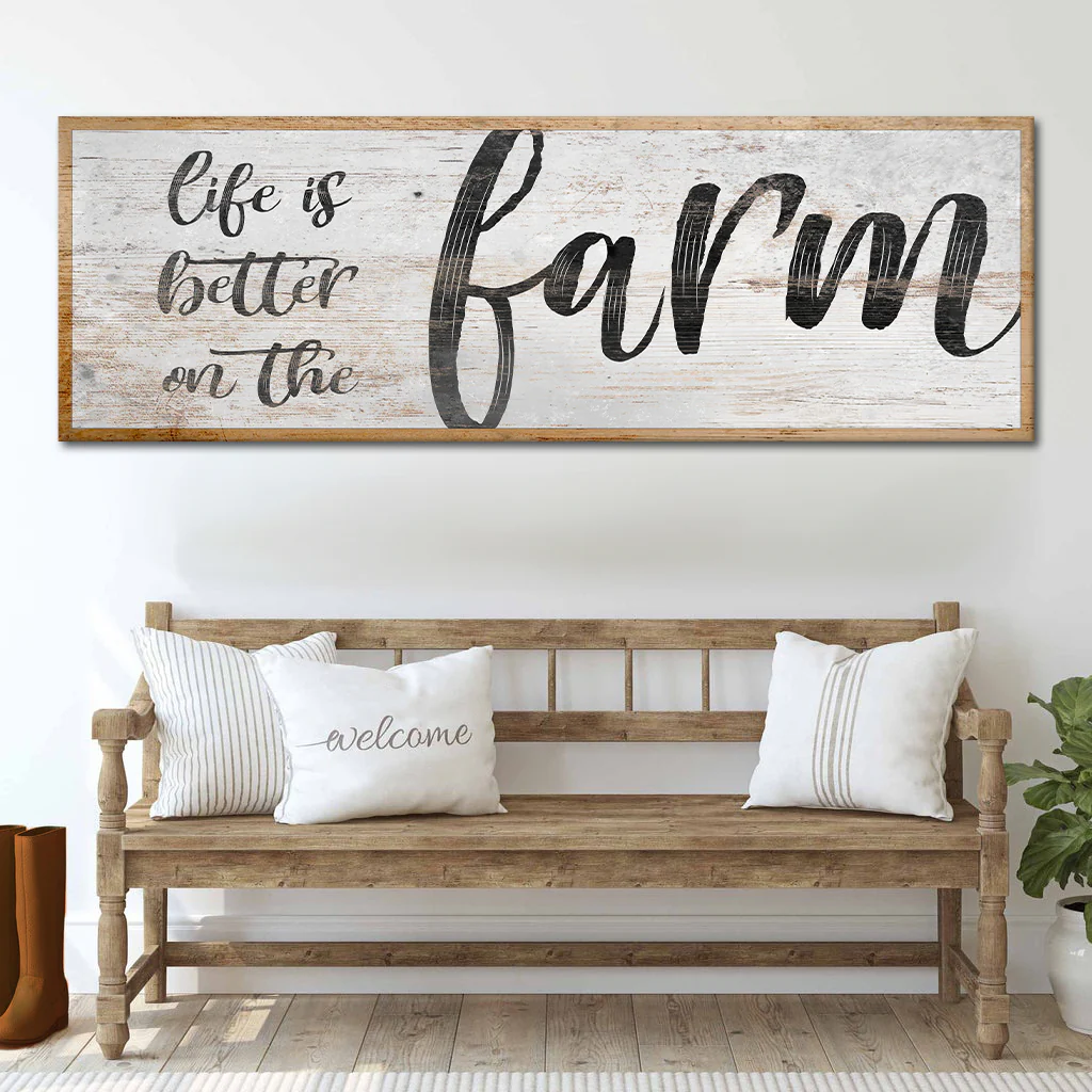 Life Is Better On The Farm Sign VII - Image 3