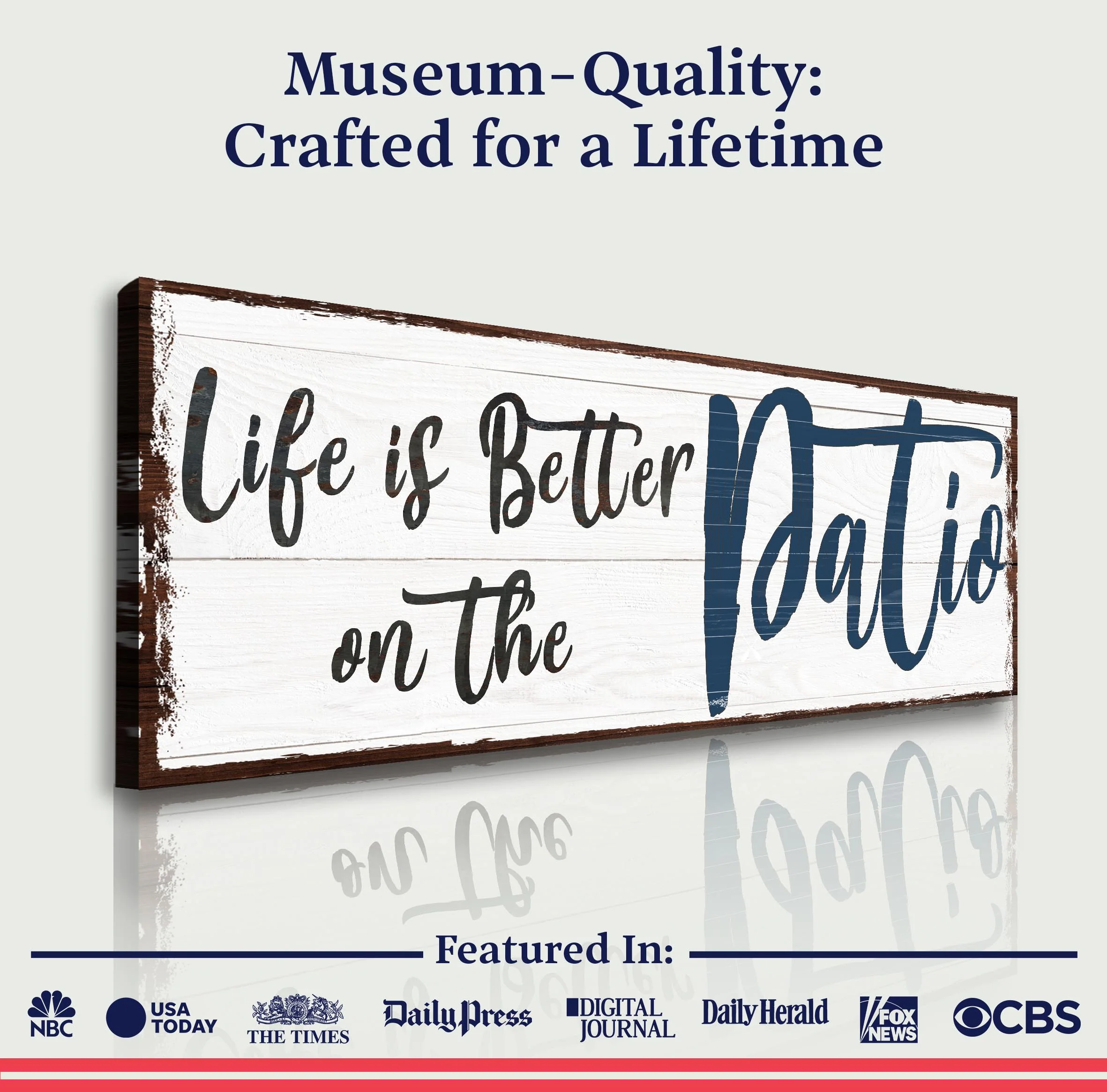 Life Is Better On The Patio Sign III - Image 4