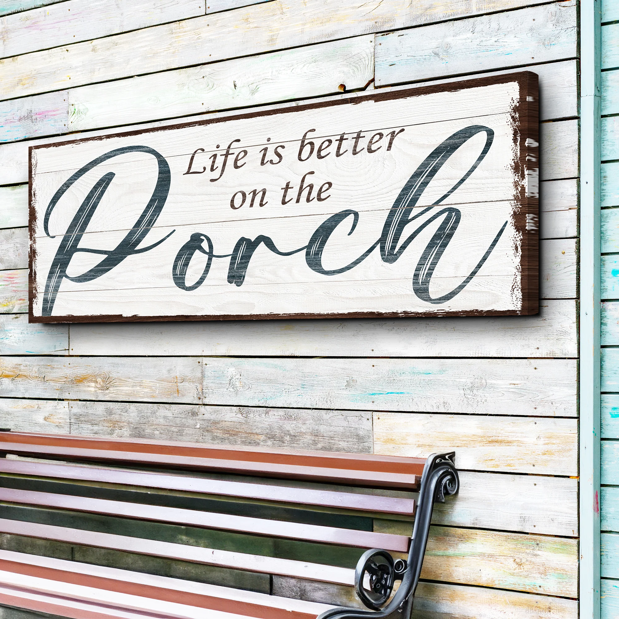 Life Is Better On The Porch Sign II - Image 3