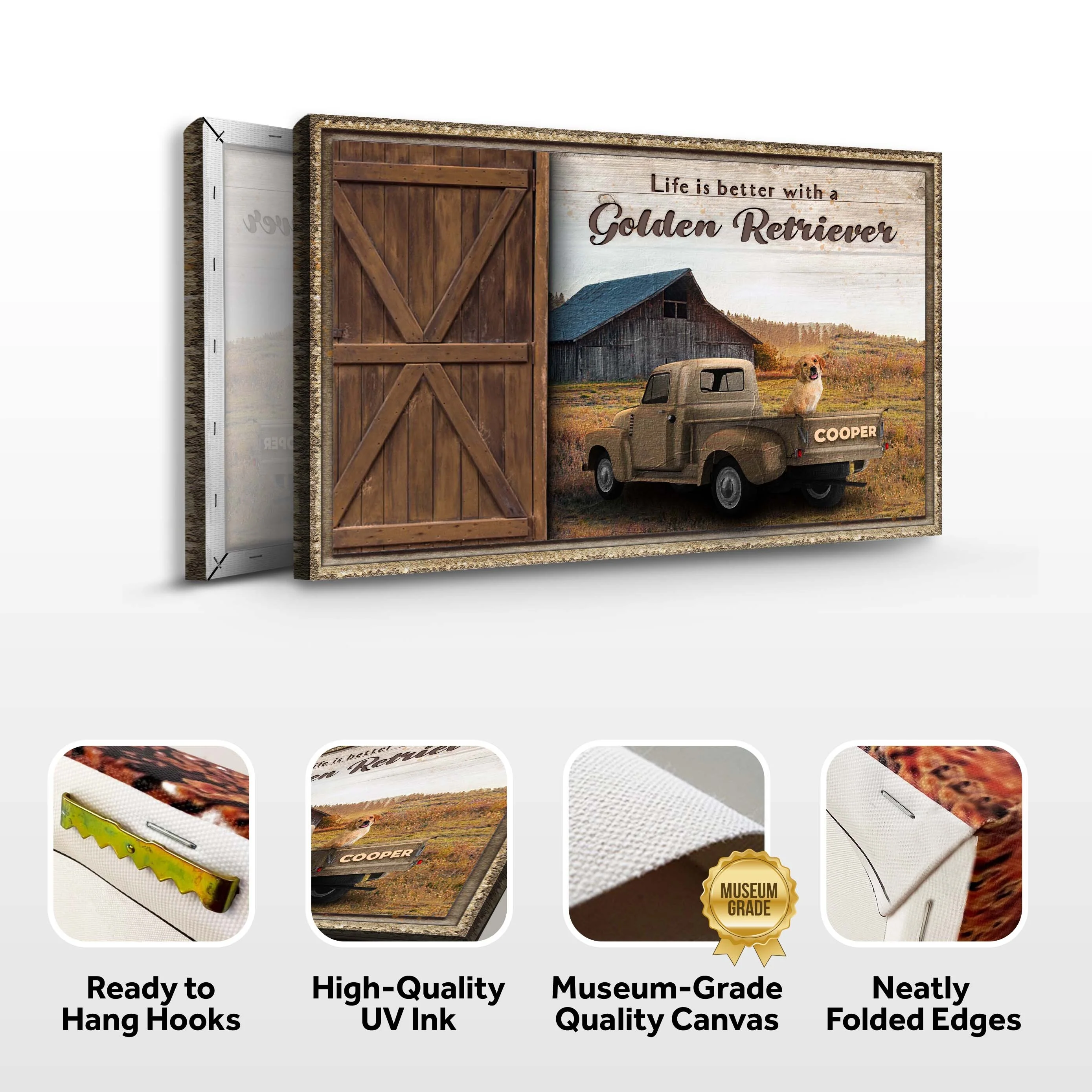 Life Is Better With A Golden Retriever Sign II - Image 4