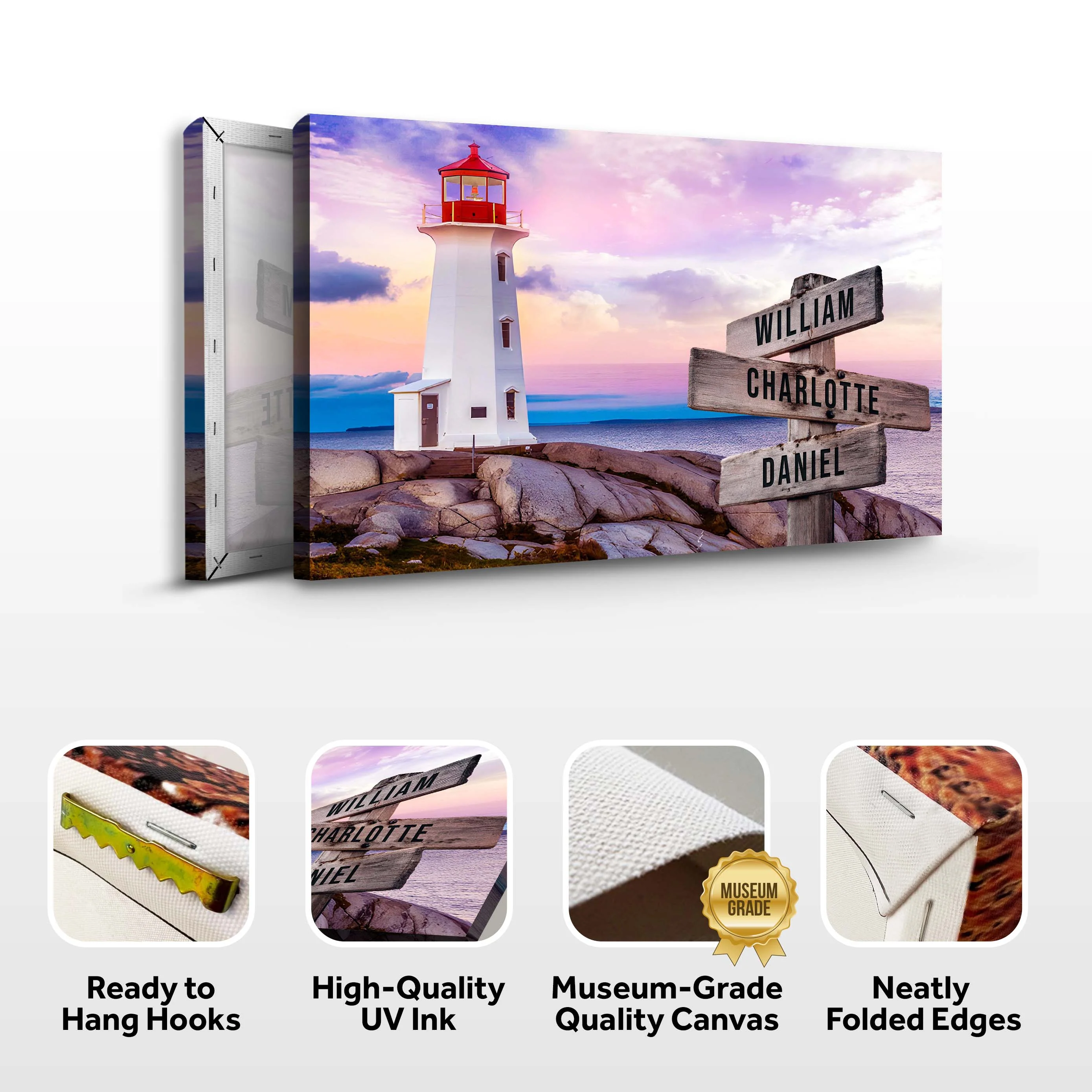 Lighthouse Family Names Sign - Image 6