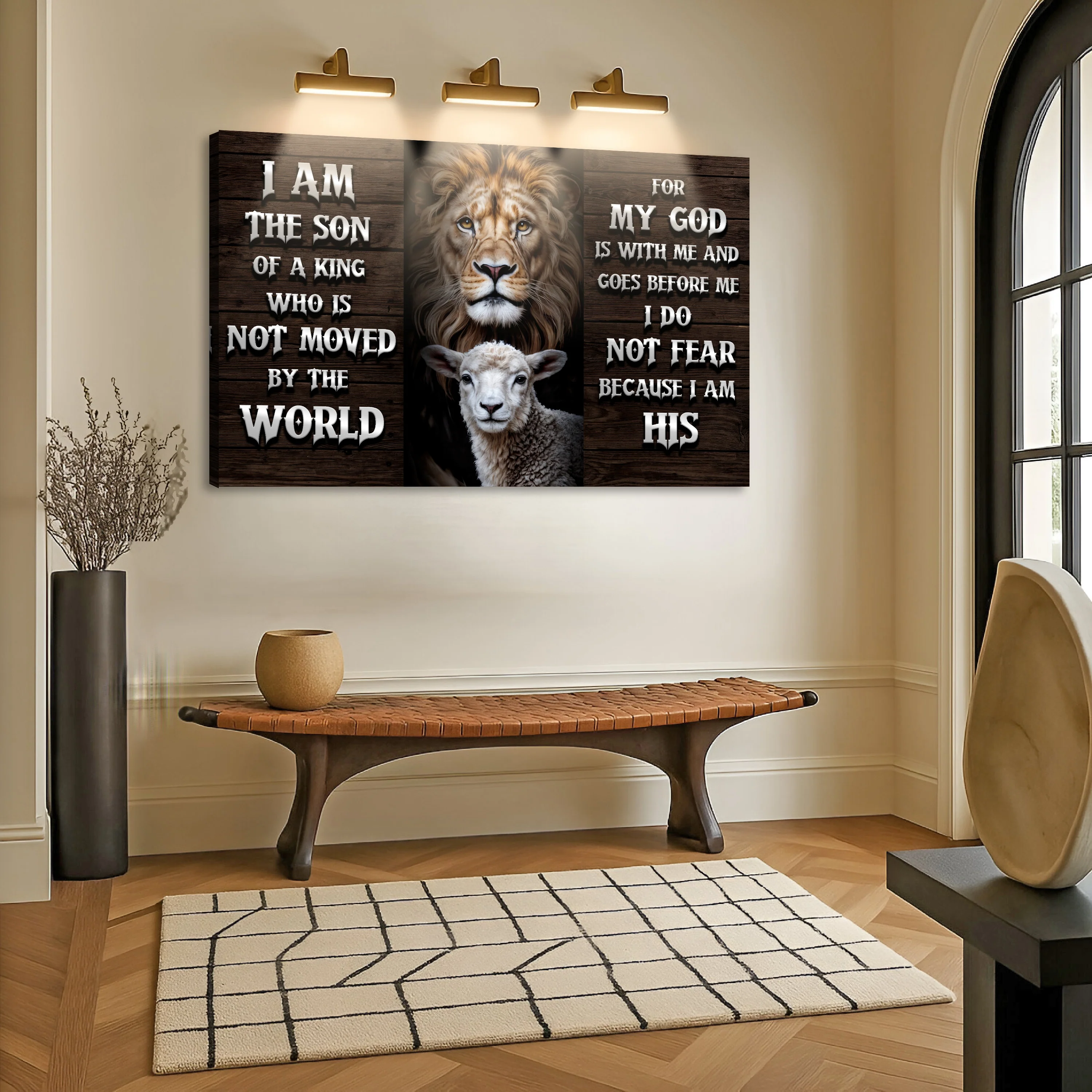 Lion and the Lamb Wall Sign - Image 5