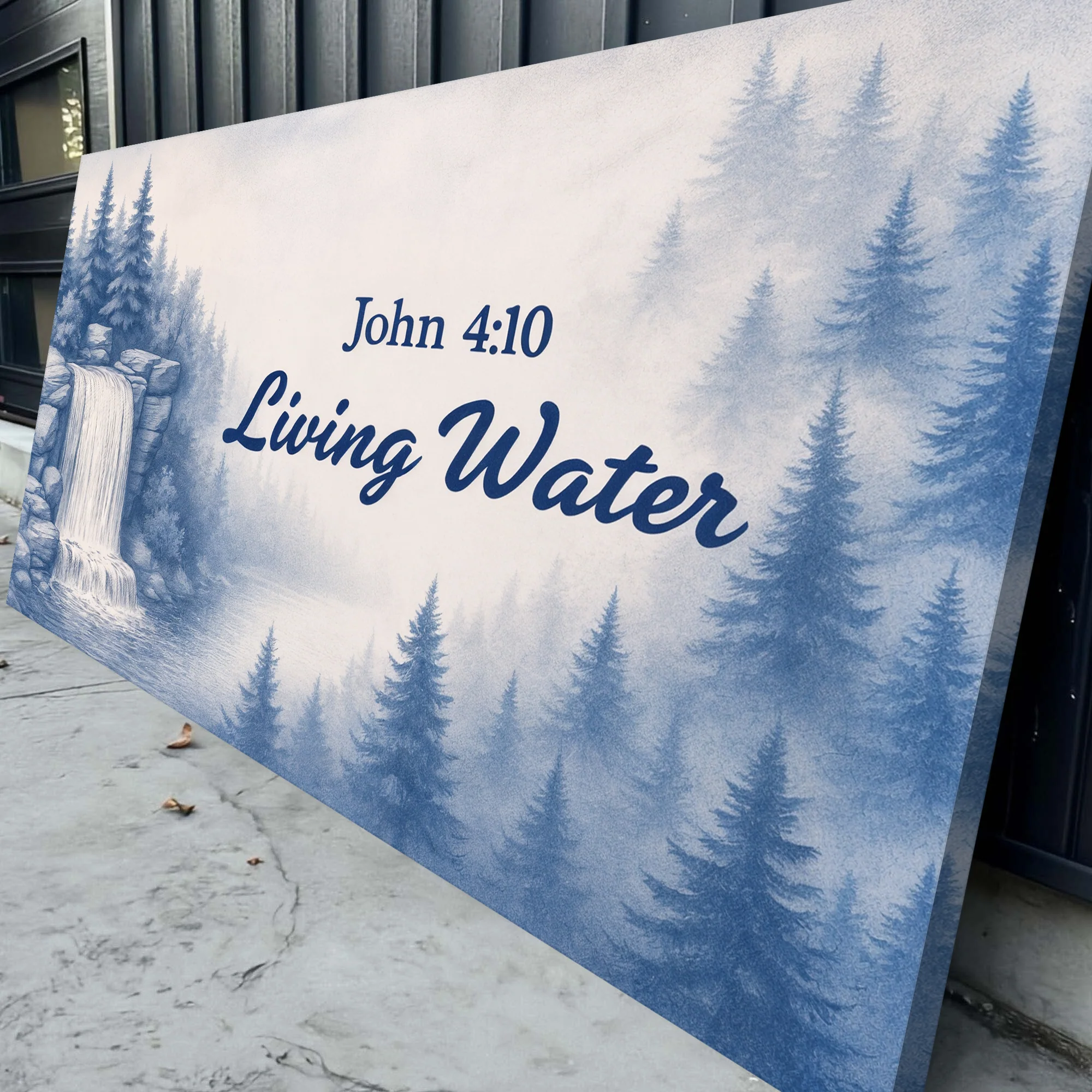 Living Water - John 4:10 Faith Sign - Image 5
