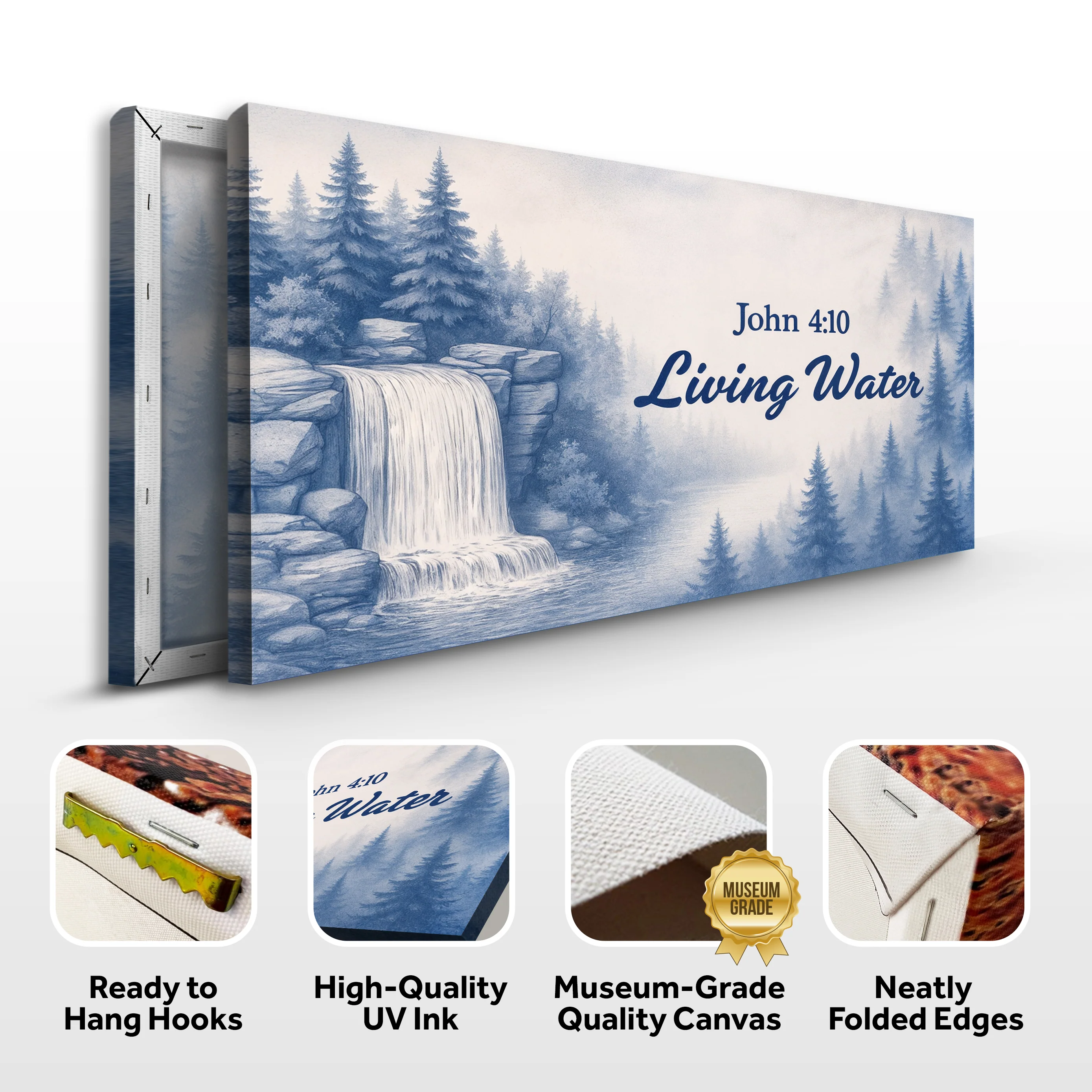 Living Water - John 4:10 Faith Sign - Image 8