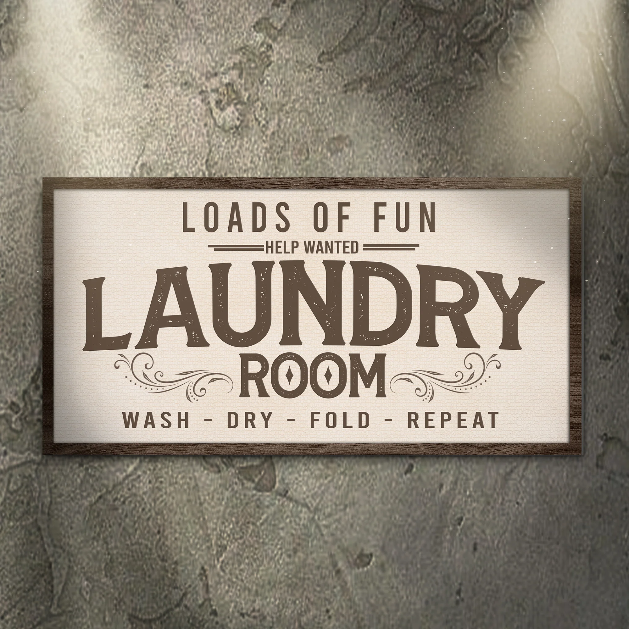 Loads Of Fun Help Wanted Laundry Room Sign - Image 2