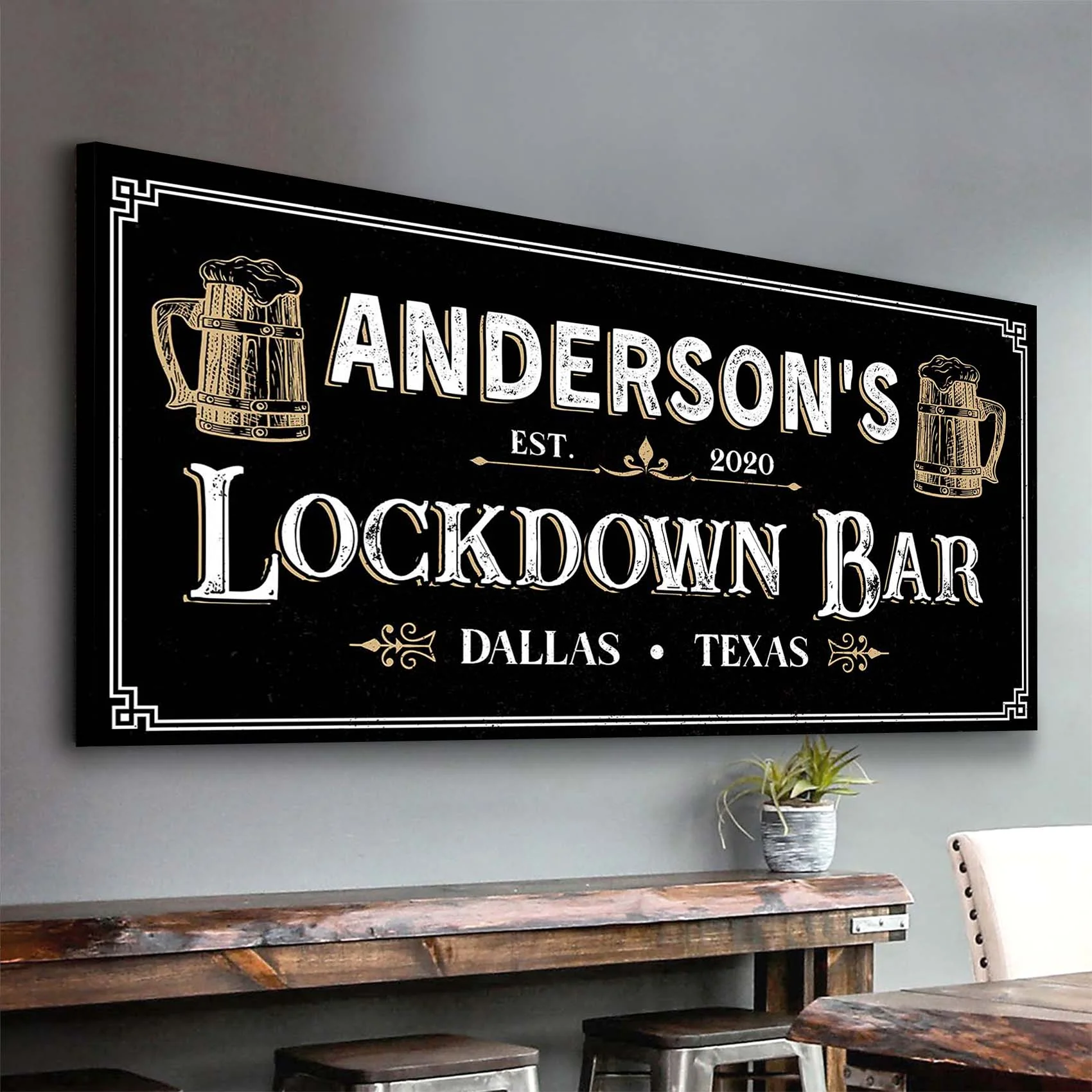 Lockdown Bar Sign - Image 6