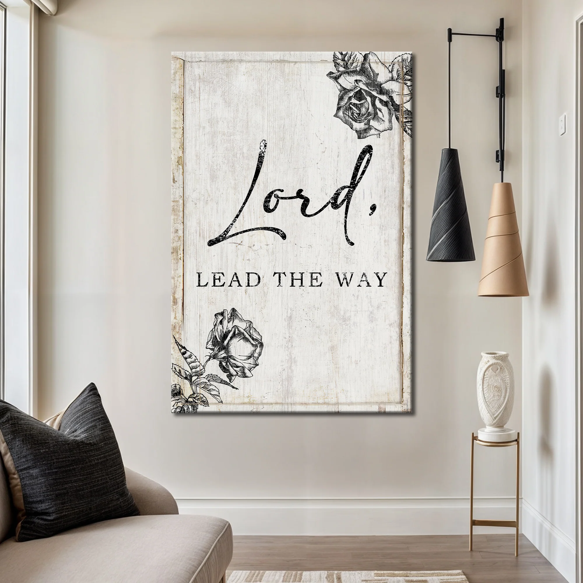 Lord Lead The Way Faith Sign - Image 4
