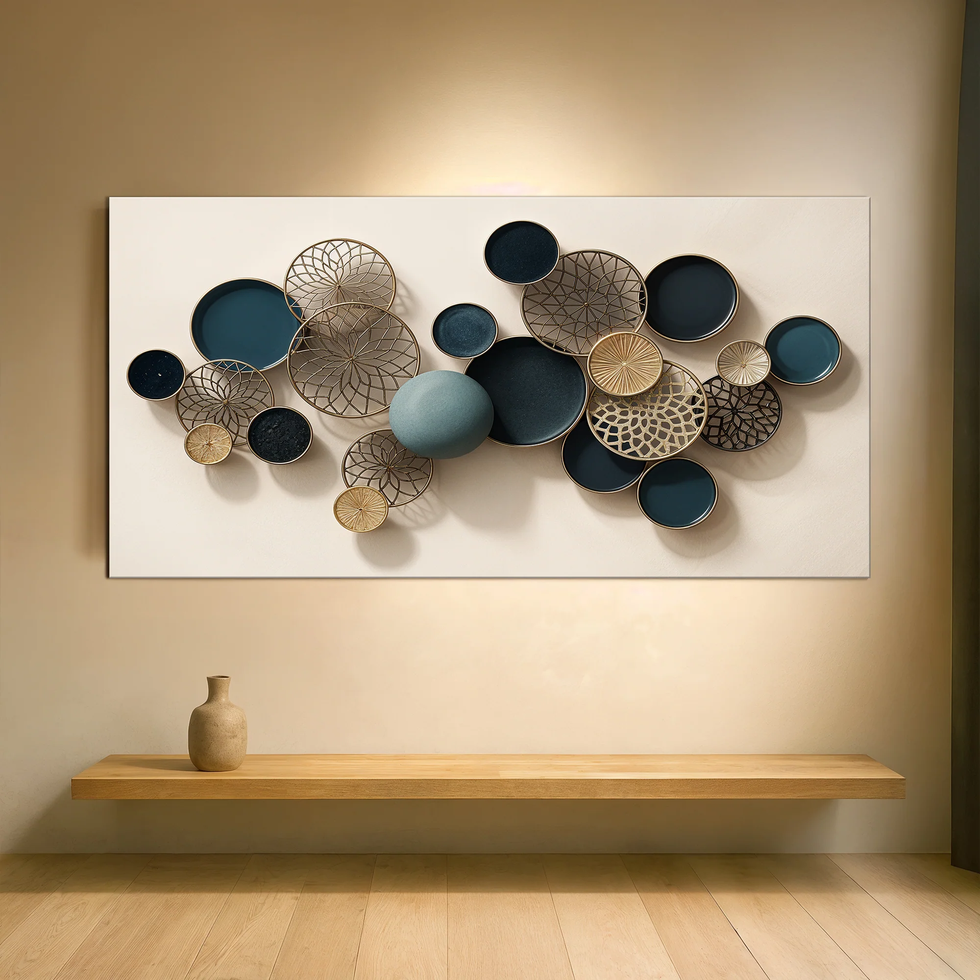 Lotus Leaf Abstract Wall Art