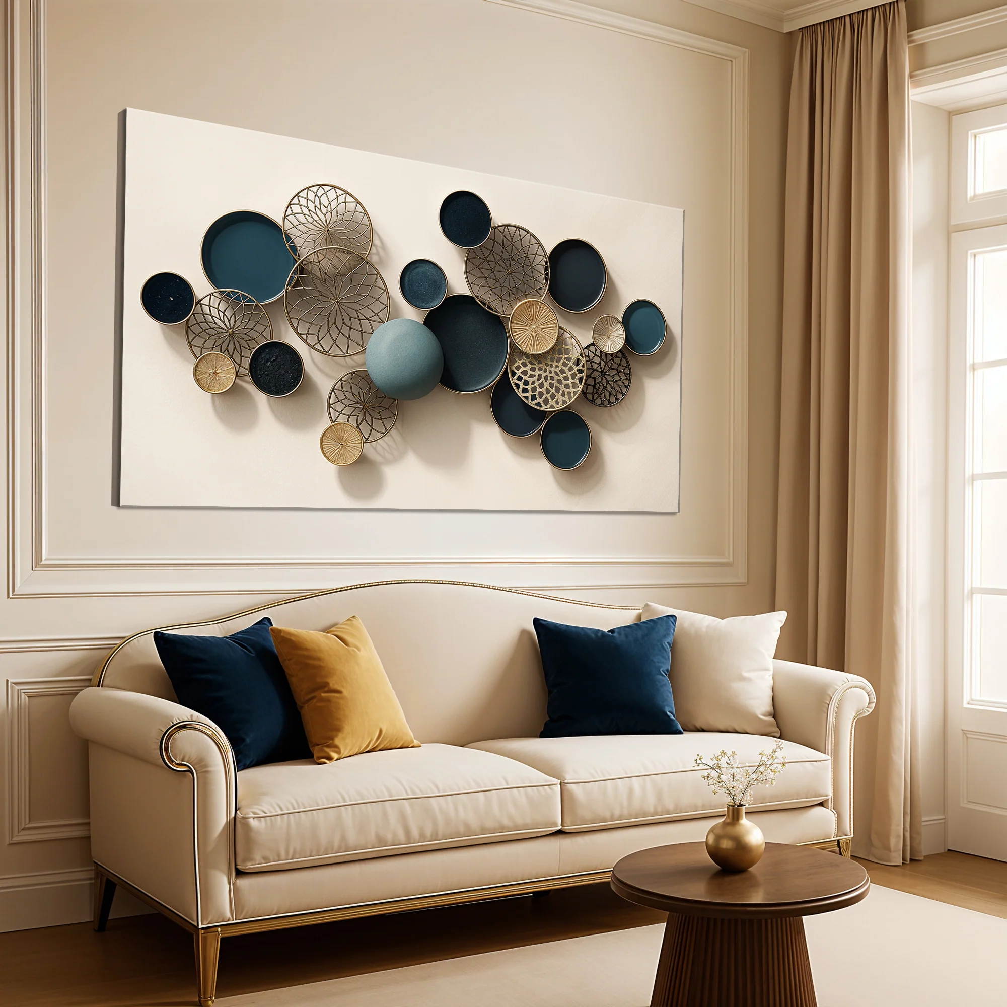 Lotus Leaf Abstract Wall Art - Image 3