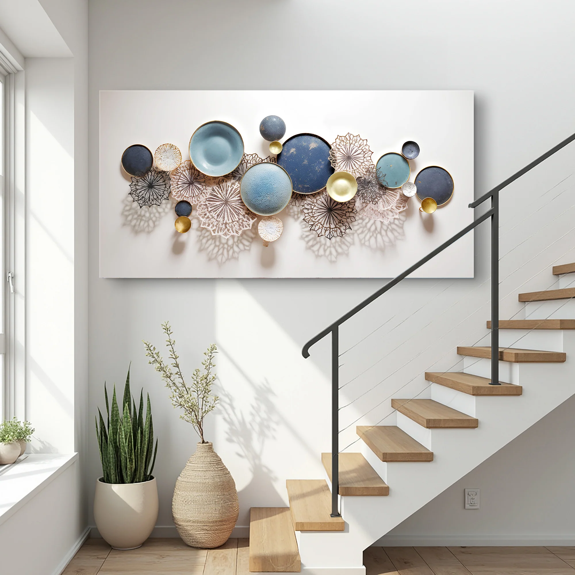 Lotus Leaf Abstract Wall Art III - Image 5