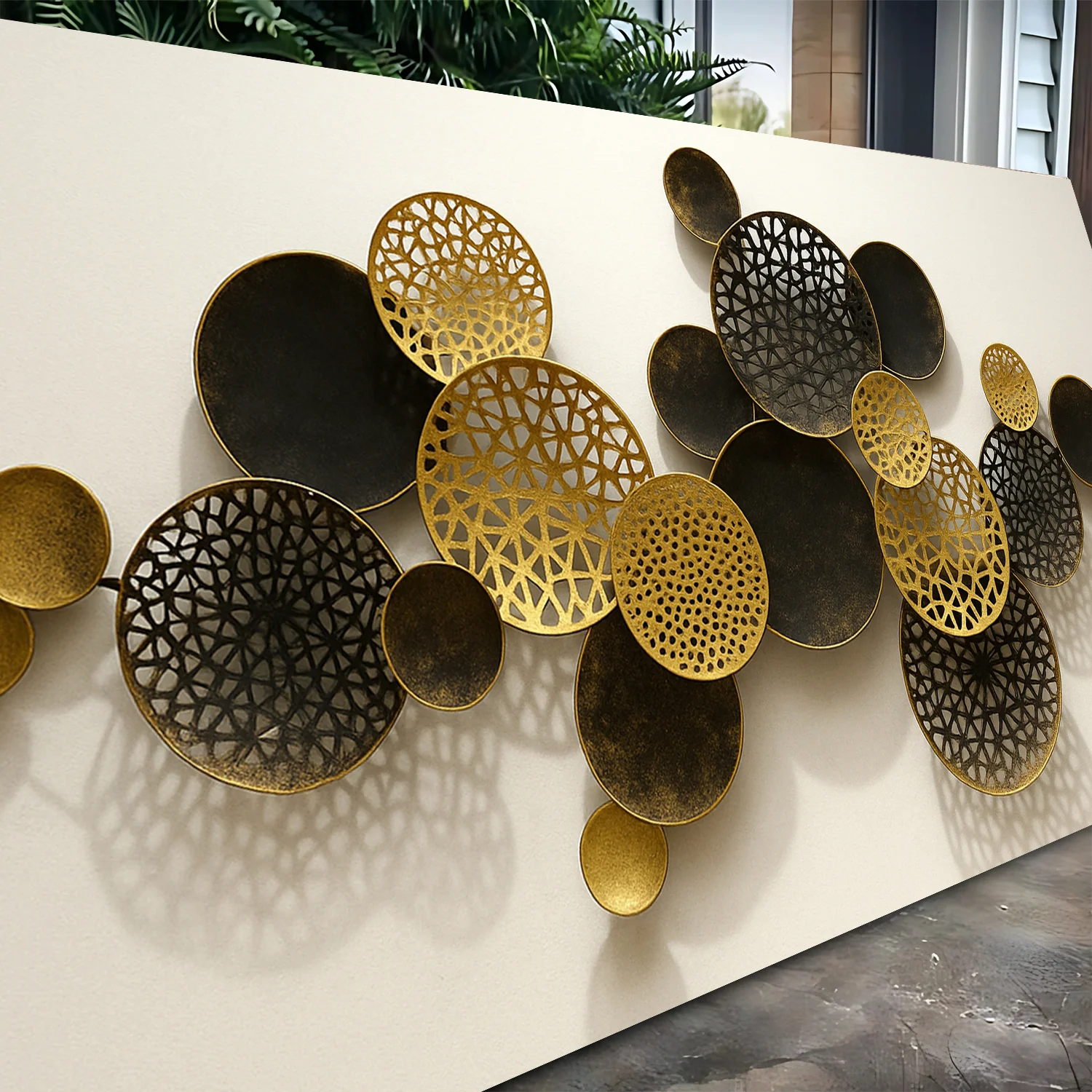 Lotus Leaf Abstract Wall Art V - Image 5