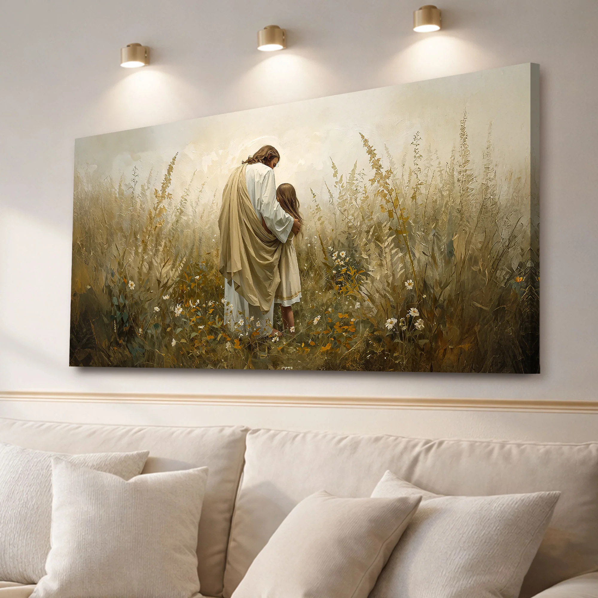 Love of Christ Abstract Faith Wall Art - Image 2