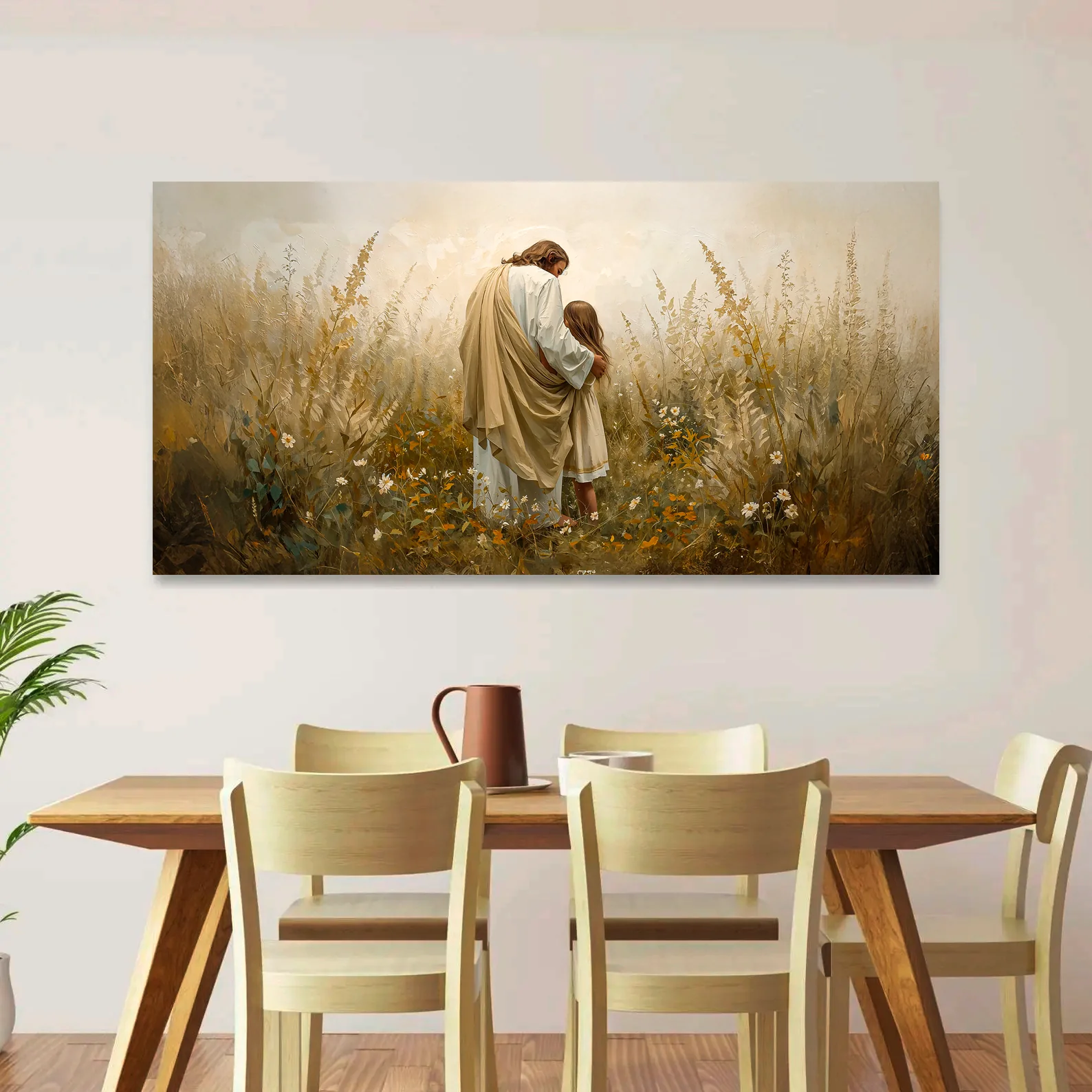 Love of Christ Abstract Faith Wall Art - Image 3