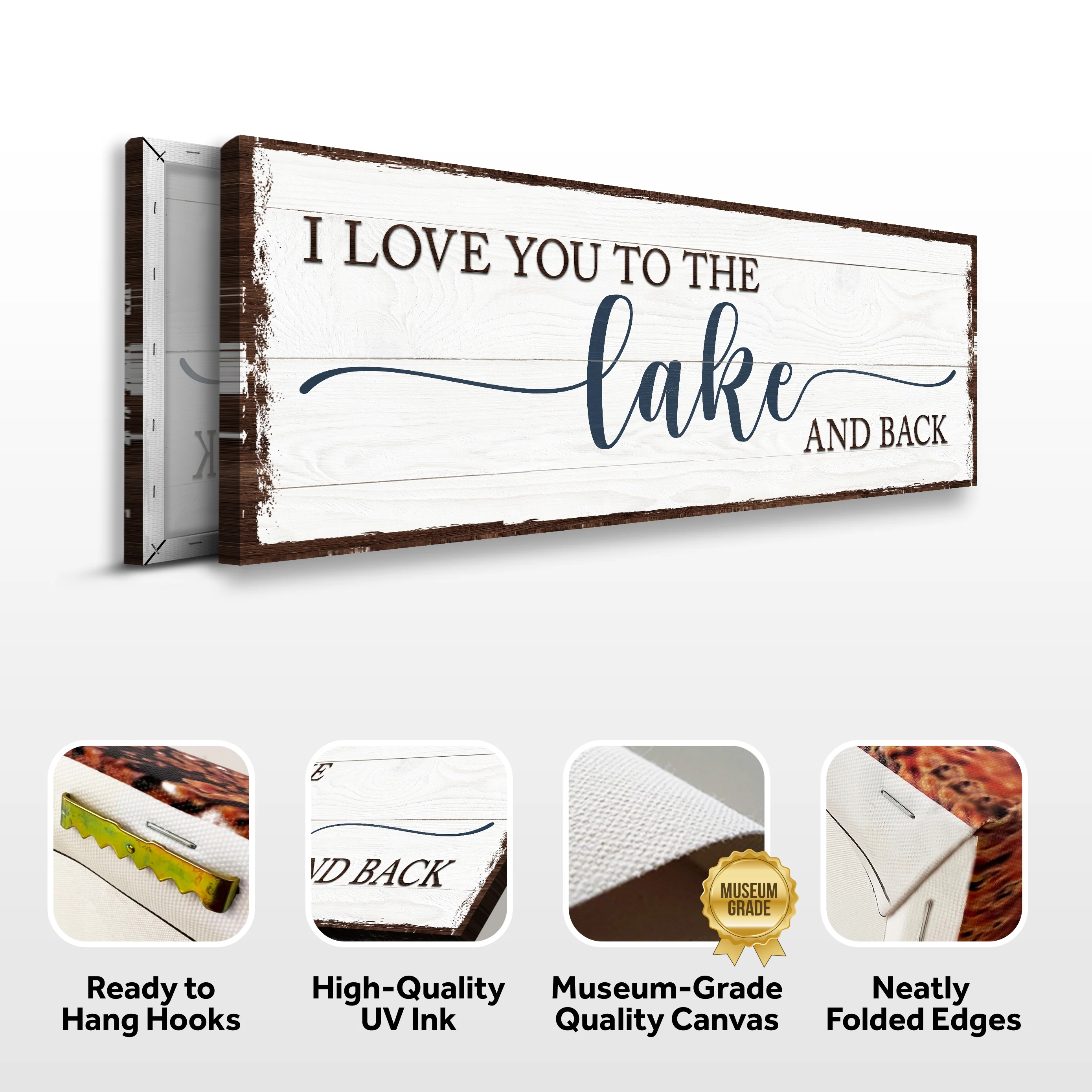 Love You To The Lake And Back Sign III - Image 5
