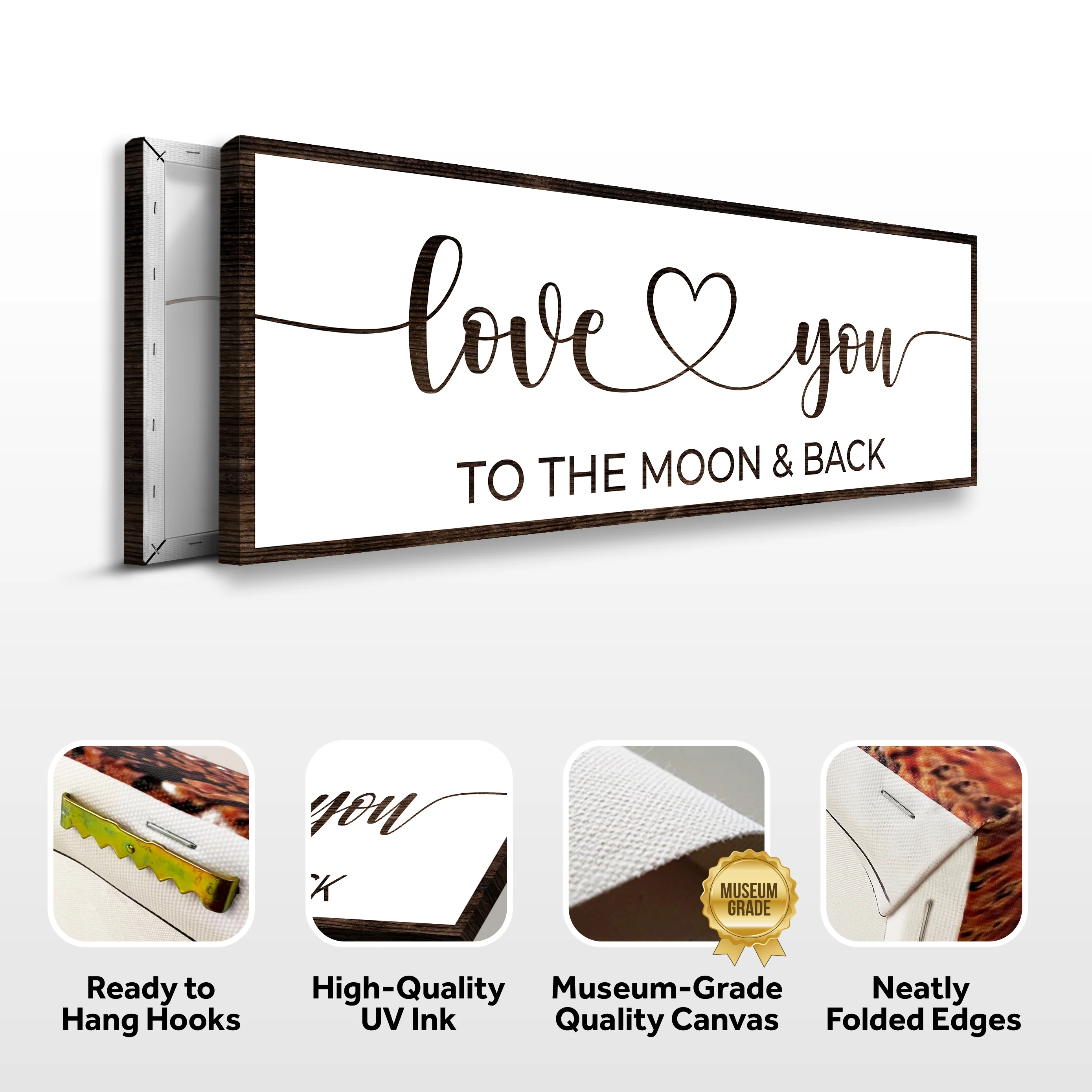 Love You To The Moon And Back Sign II - Image 5