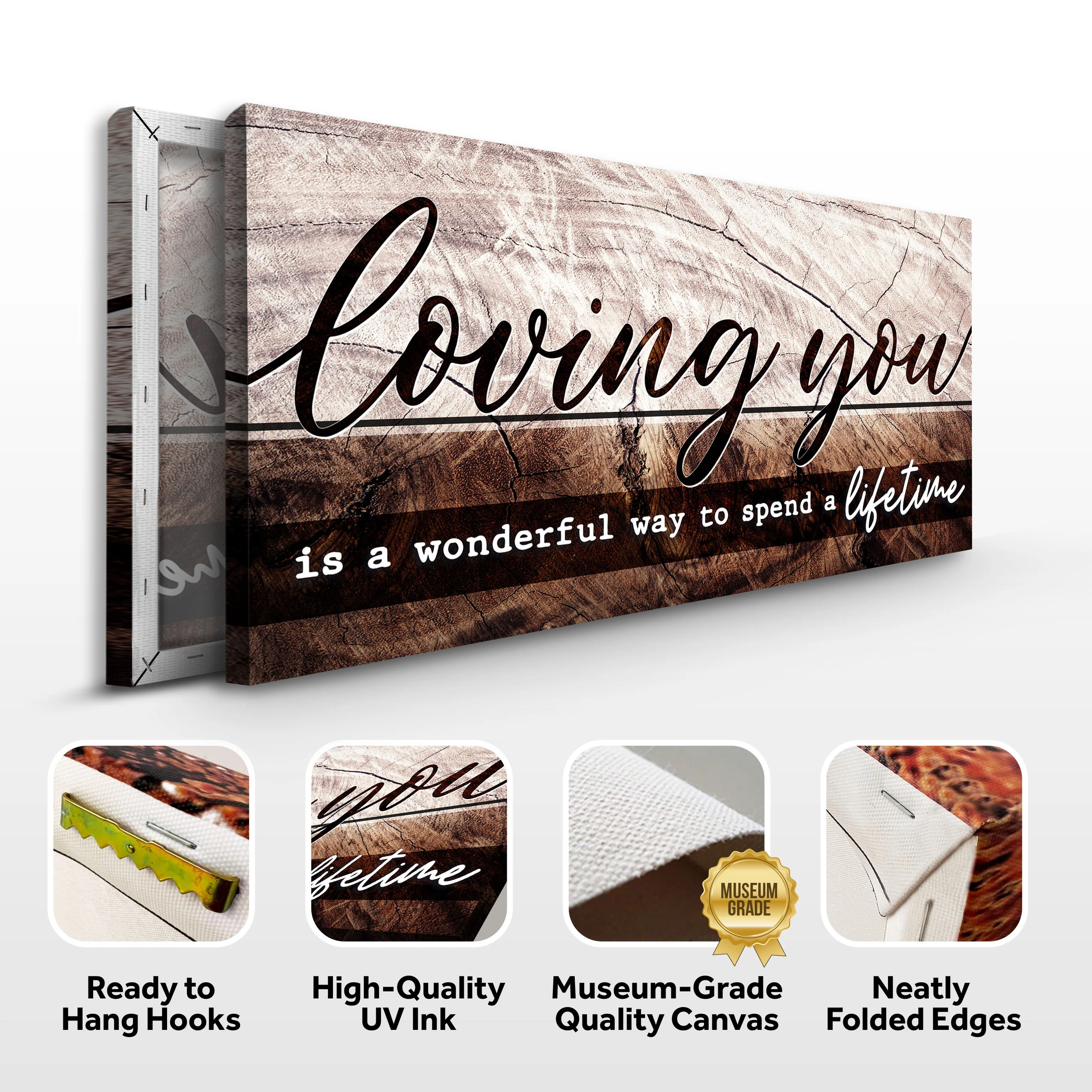 Loving You Is A Wonderful Way To Spend A Lifetime Sign II - Image 7