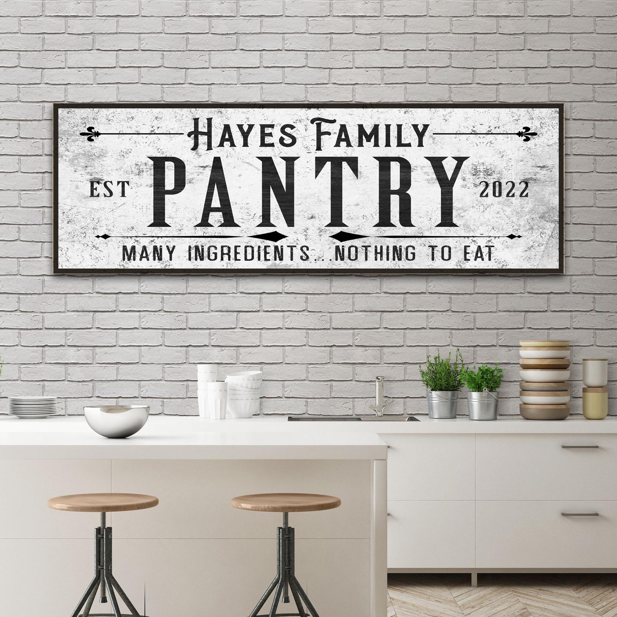 Many Ingredients, Nothing To Eat Pantry Sign - Image 2