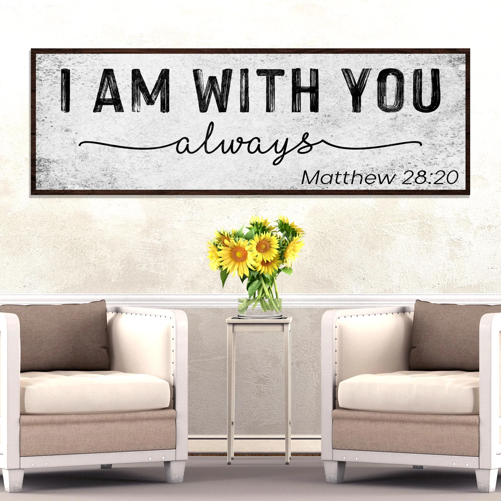 Matthew 28:20 - I Am With You Always Sign III - Image 2