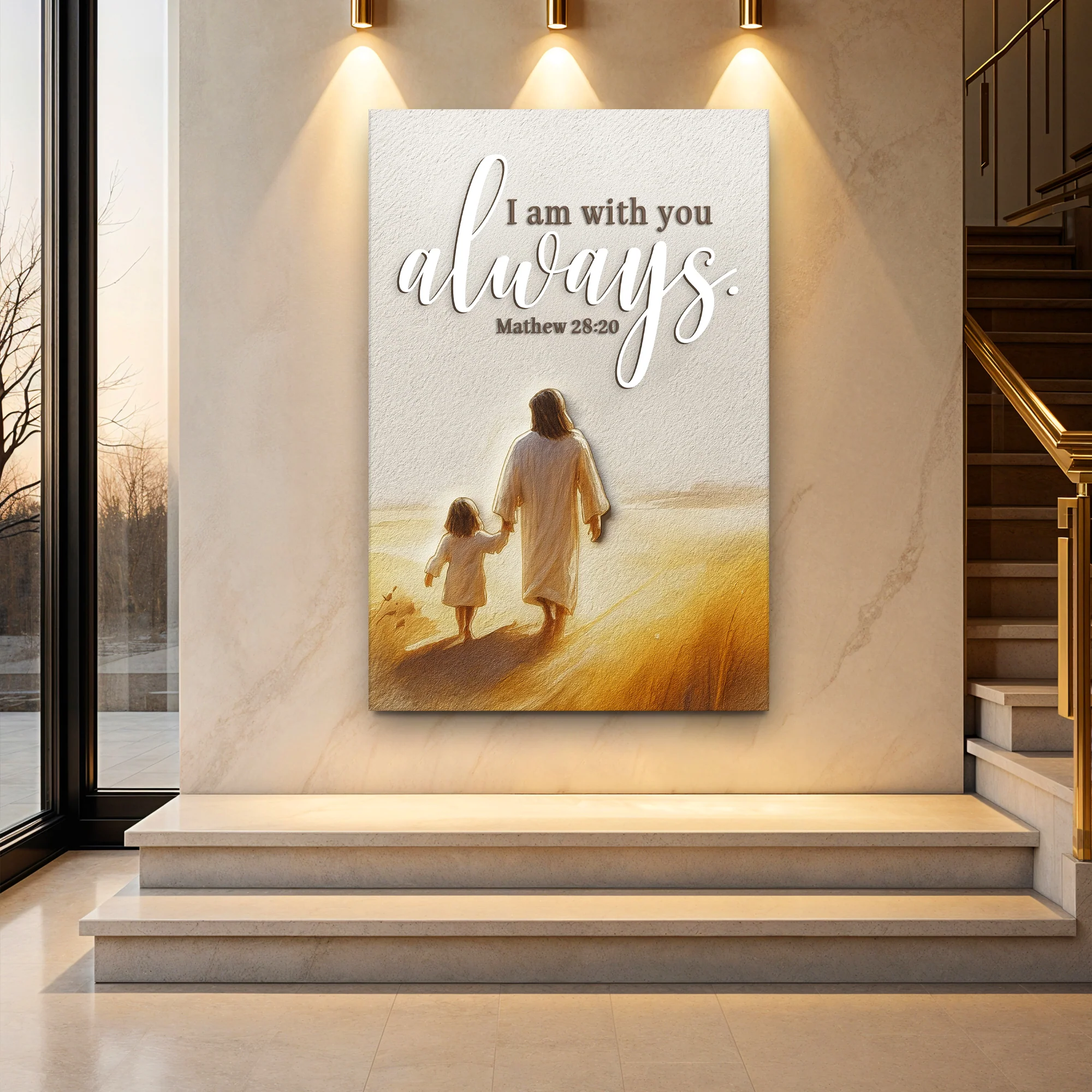 Matthew 28:20 - I Am With You Always Sign V - Image 2