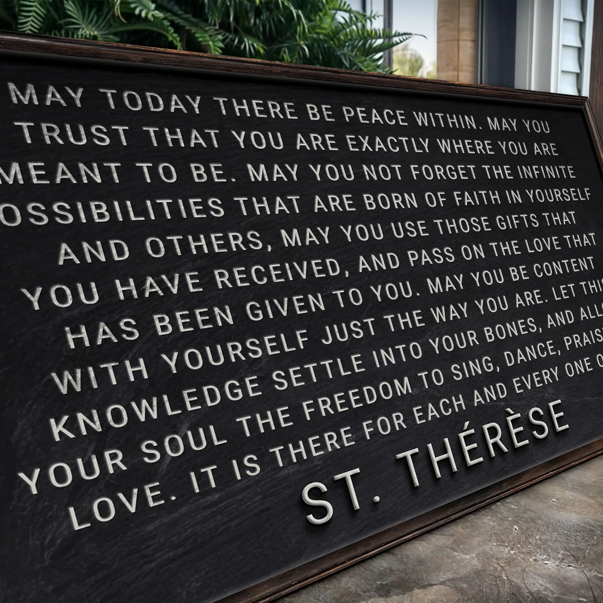 May Today There Be Peace Within Faith Sign - Image 5