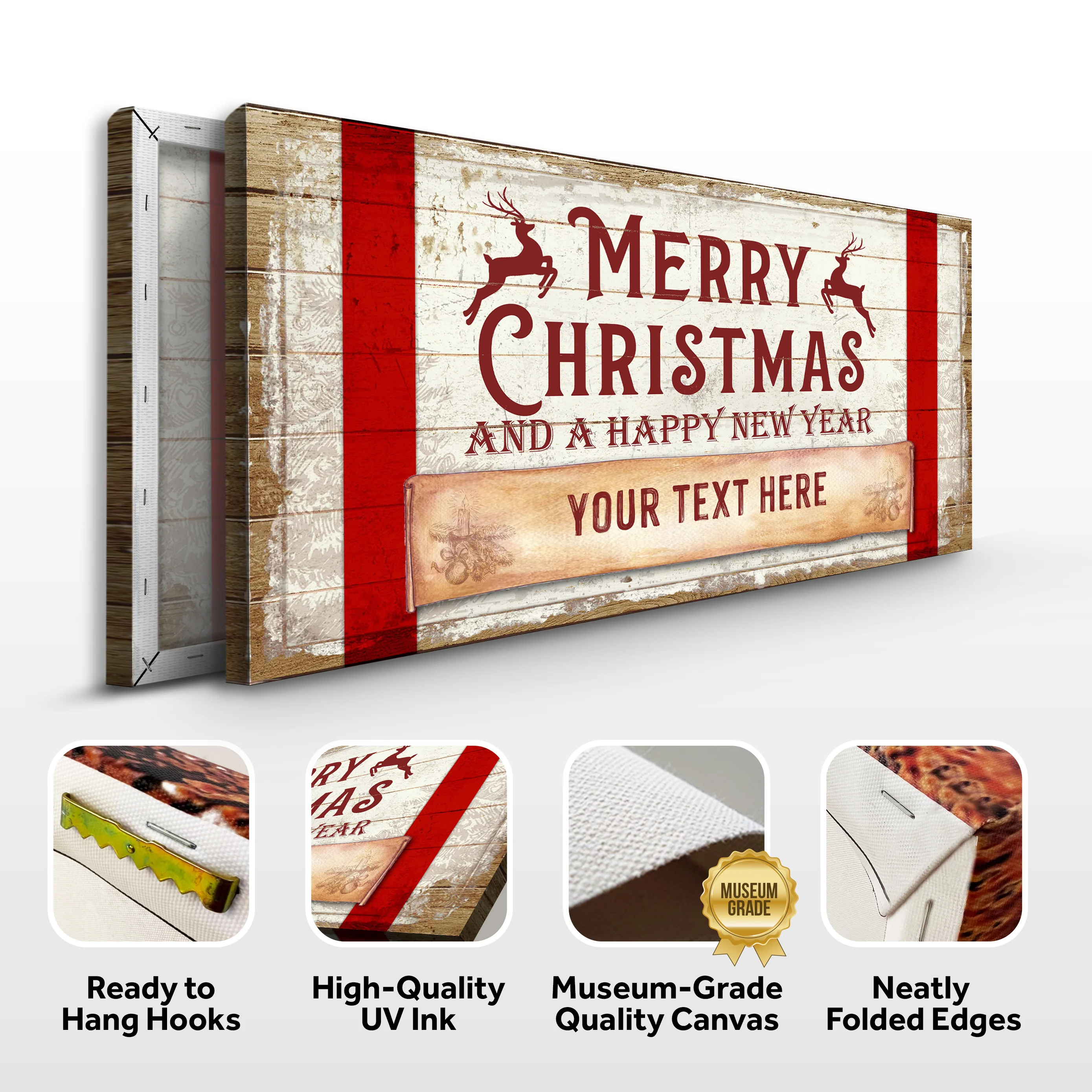 Merry Christmas And A Happy New Year Sign - Image 3