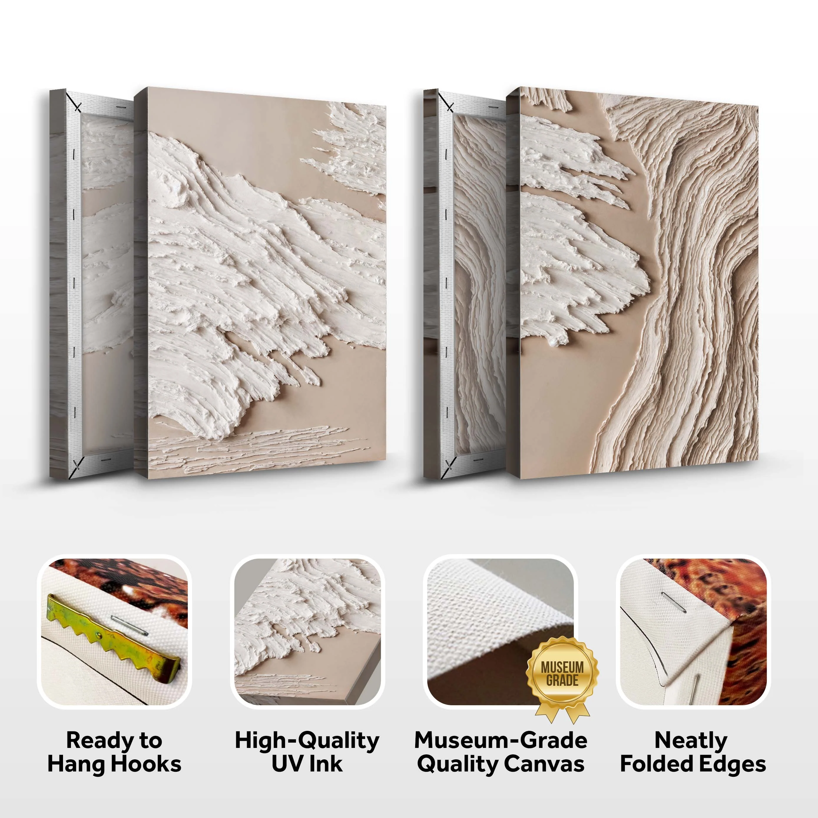 Mid Century Abstract Duo Wall Art - Image 7