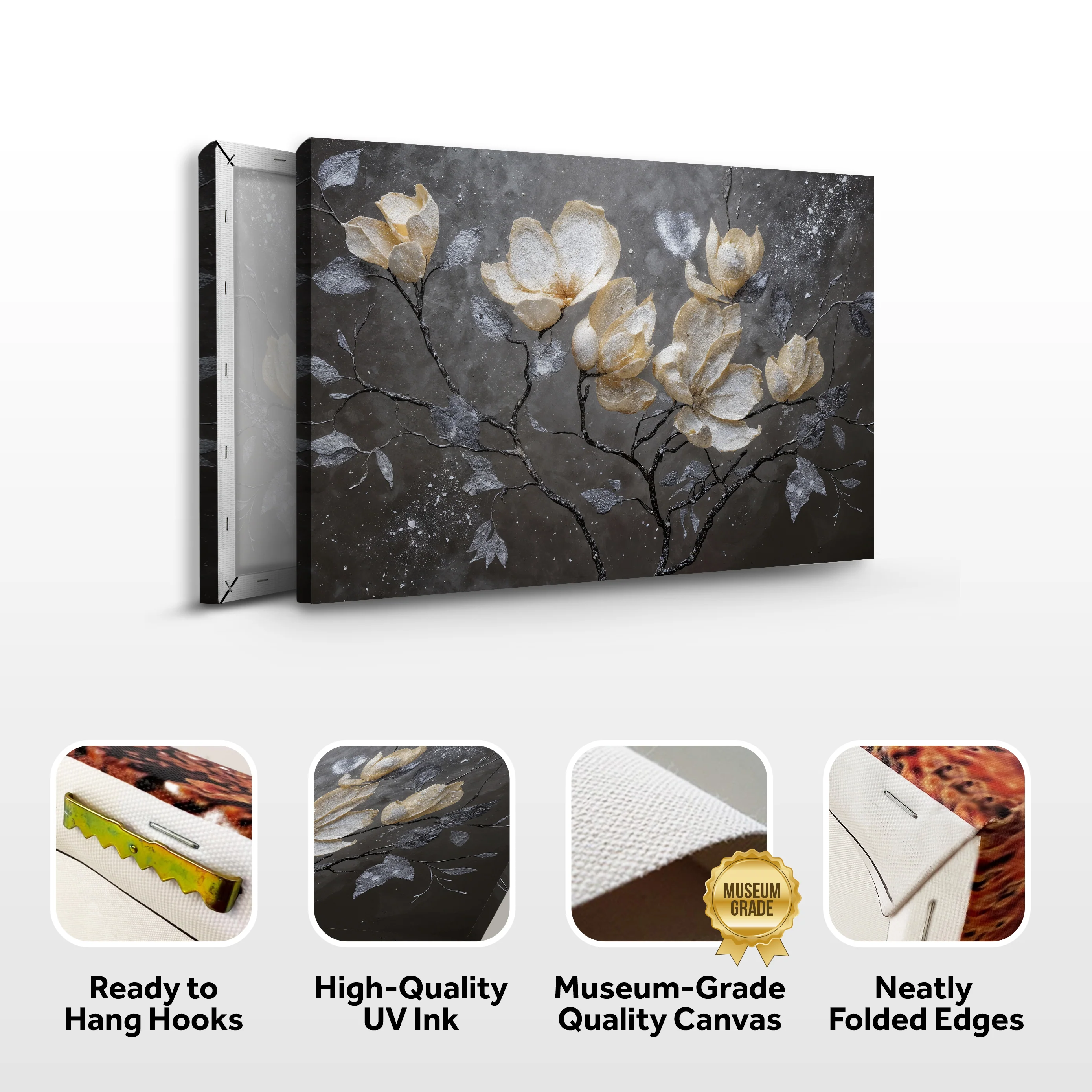 Midnight Magnolias Wall Art - Image 8