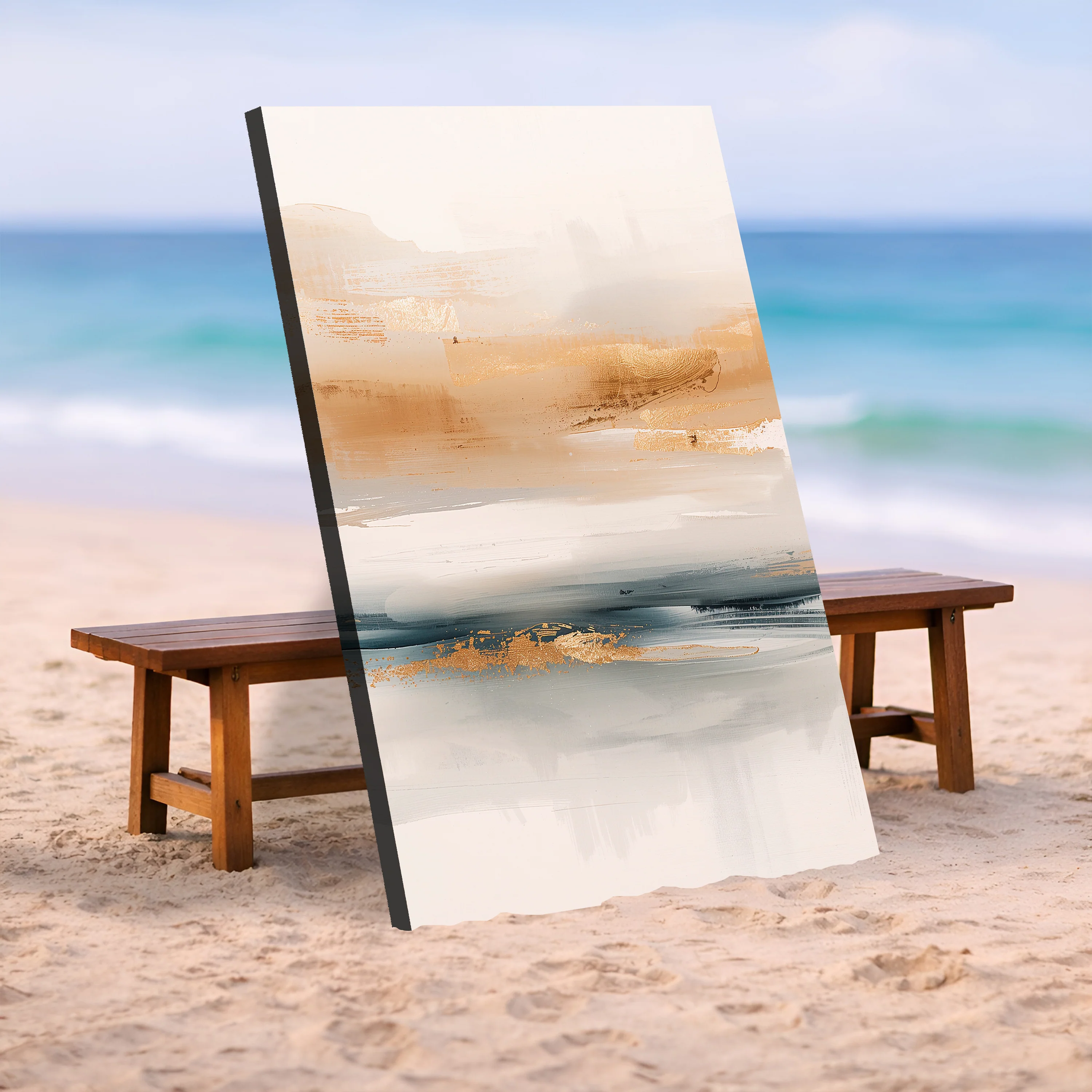 Mild Horizon Abstract  Wall Art - Image 5