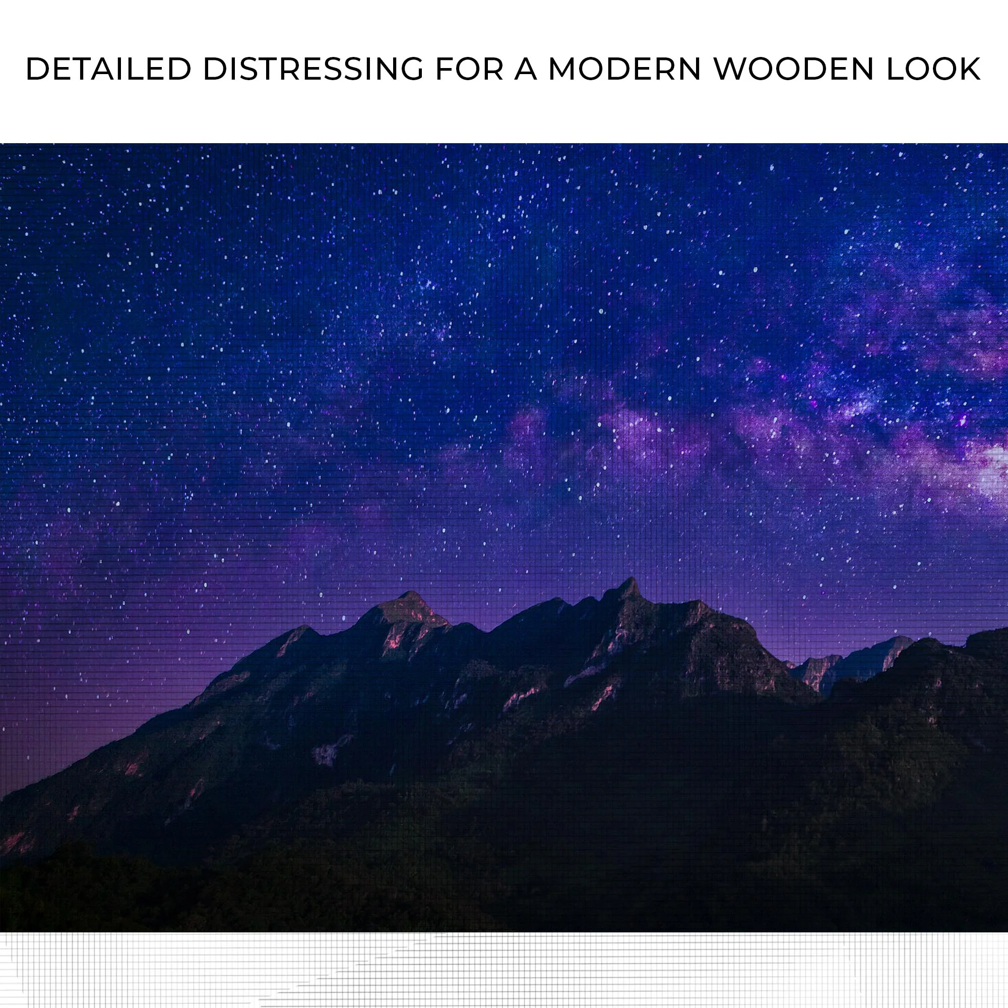Milky Way Mountain Canvas Wall Art - Image 4