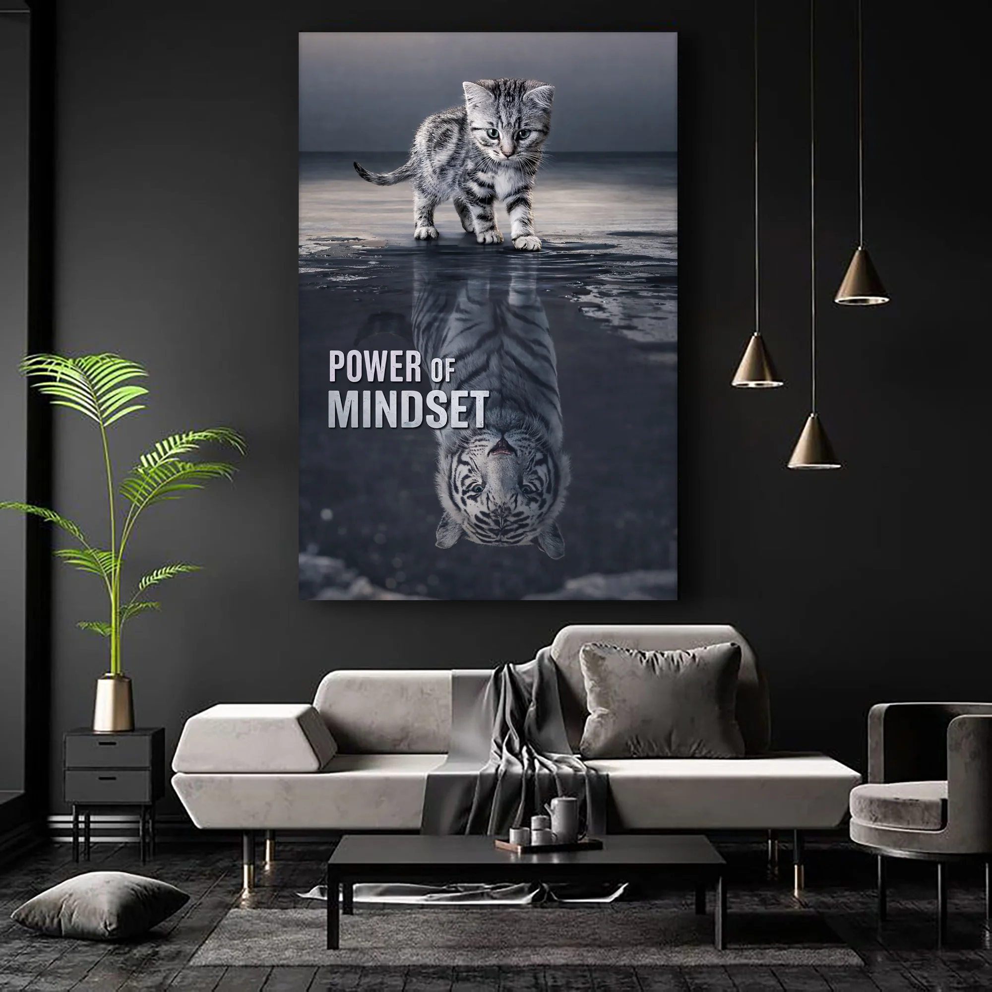 Mindset Is Everything Wall Sign - Image 2