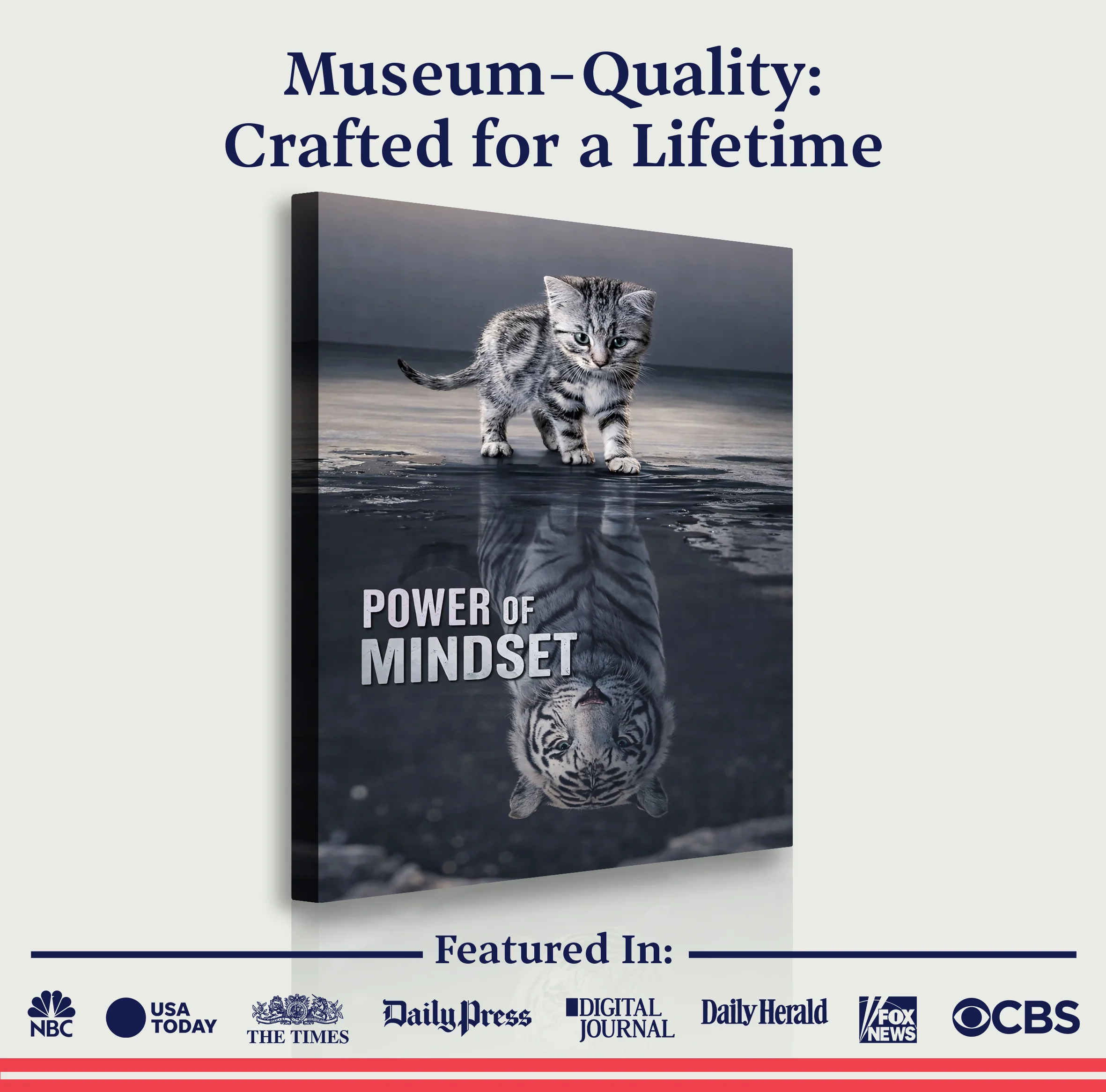 Mindset Is Everything Wall Sign - Image 6