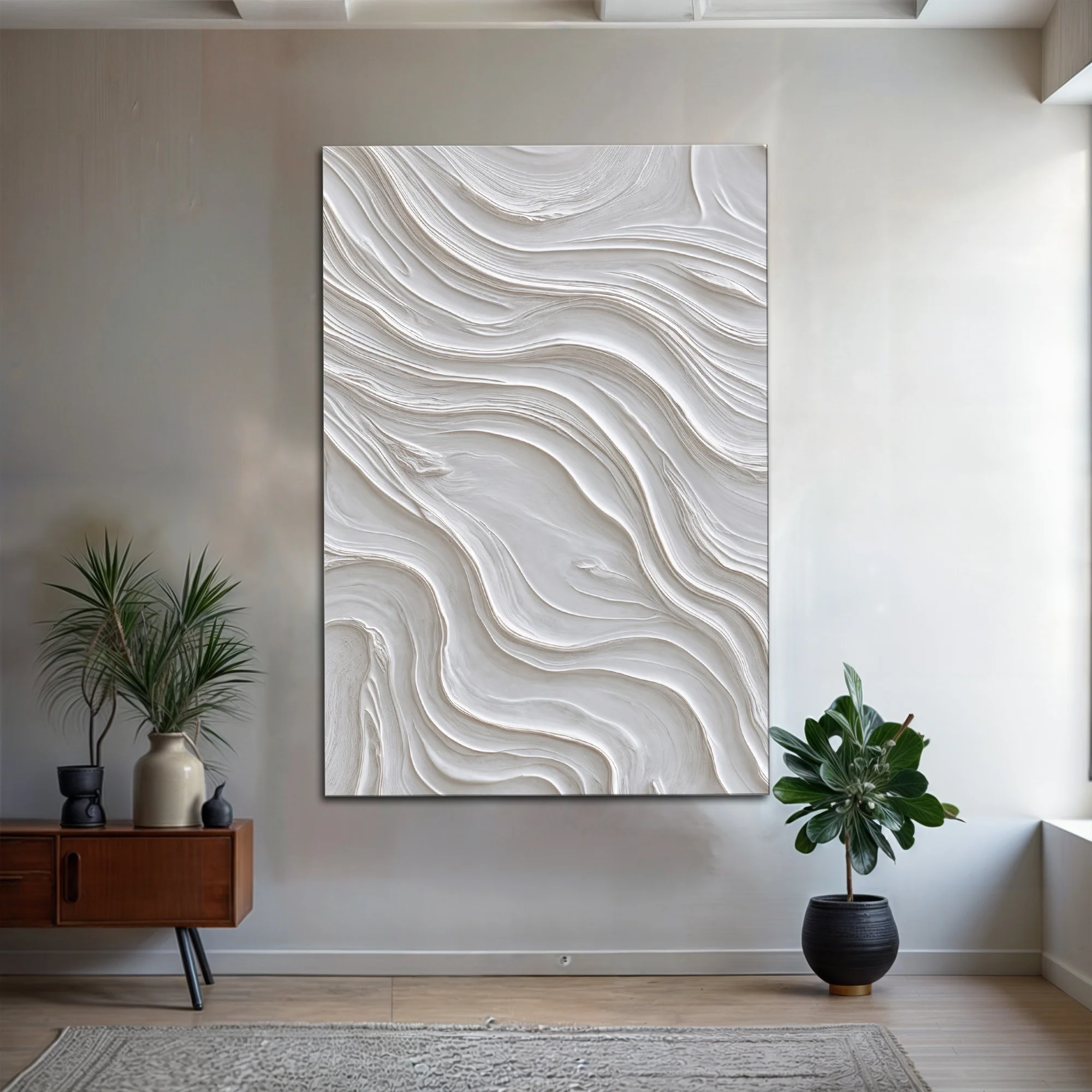 Minimalist Ocean Wave Wall Art - Image 4