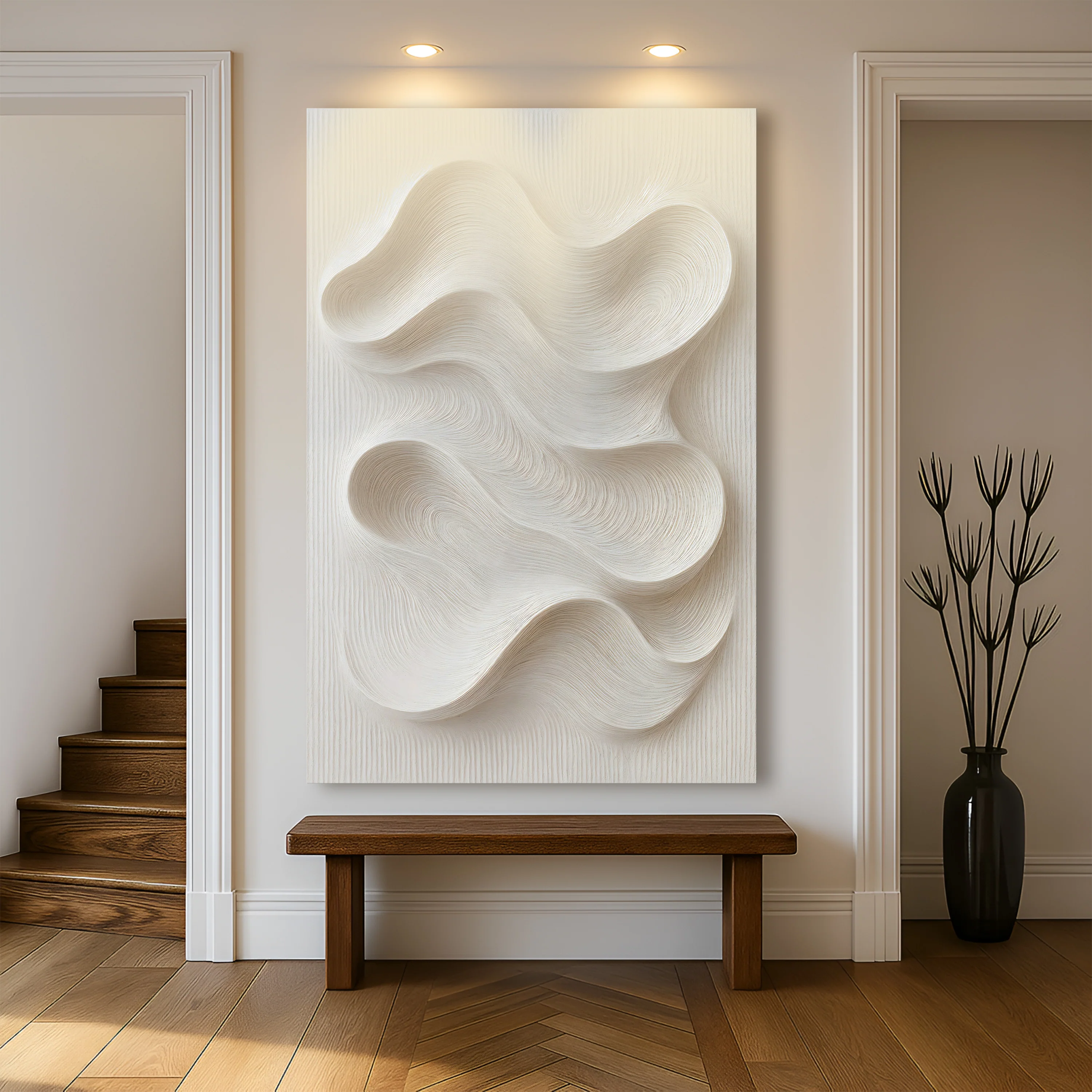Minimalist Waves Wall Art - Image 3