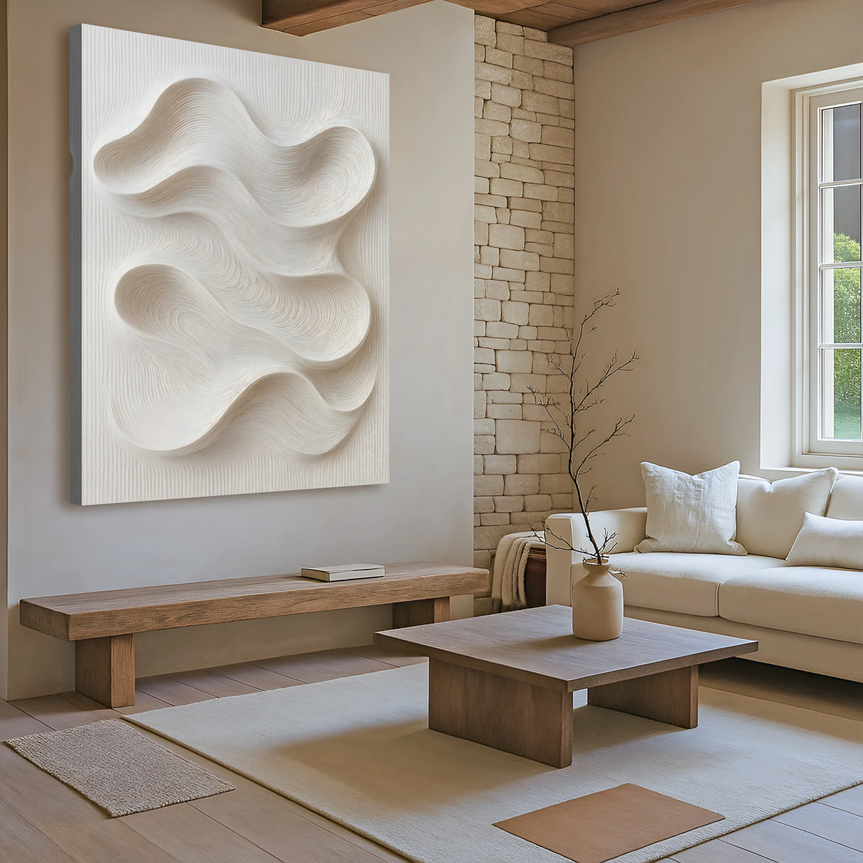 Minimalist Waves Wall Art - Image 4