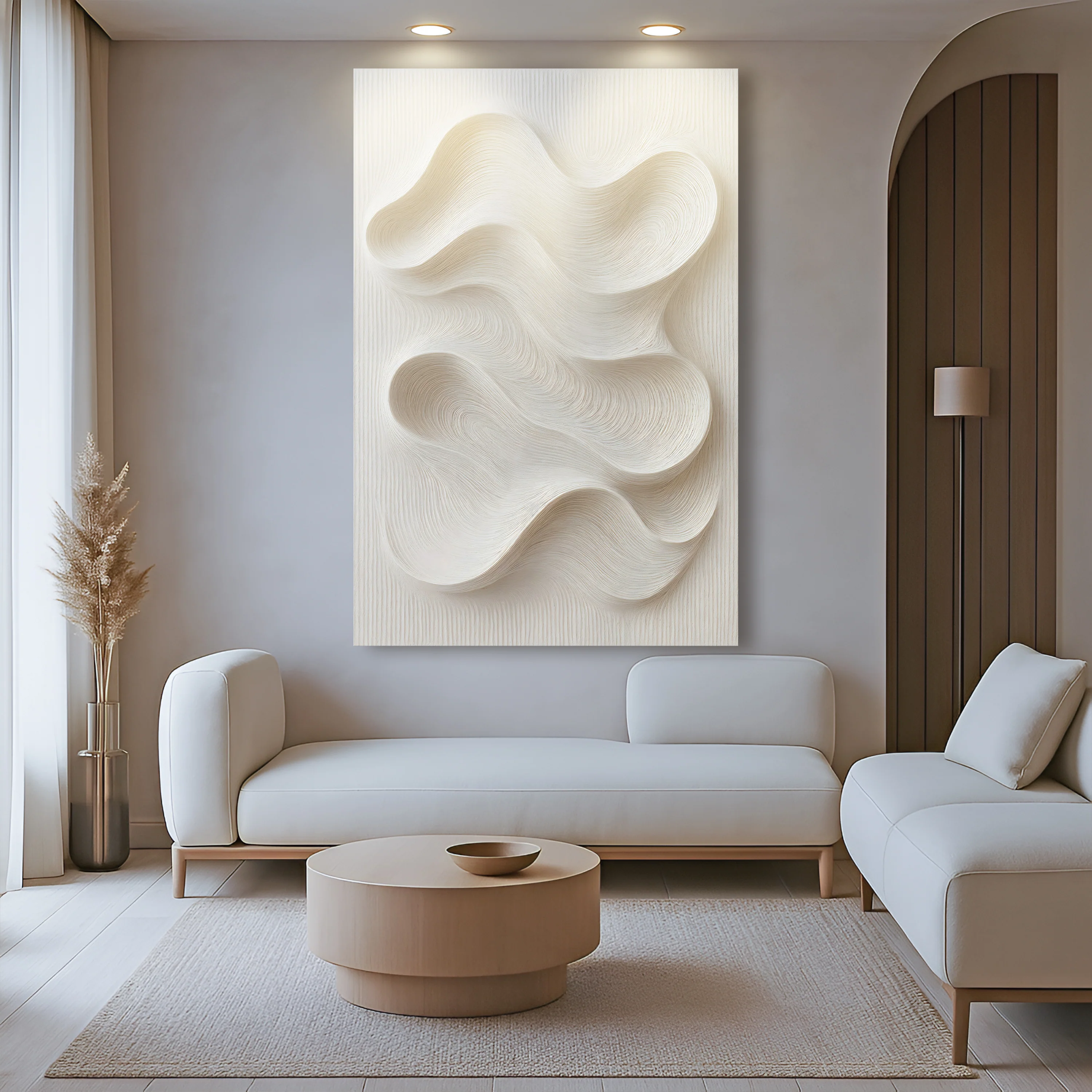 Minimalist Waves Wall Art - Image 5