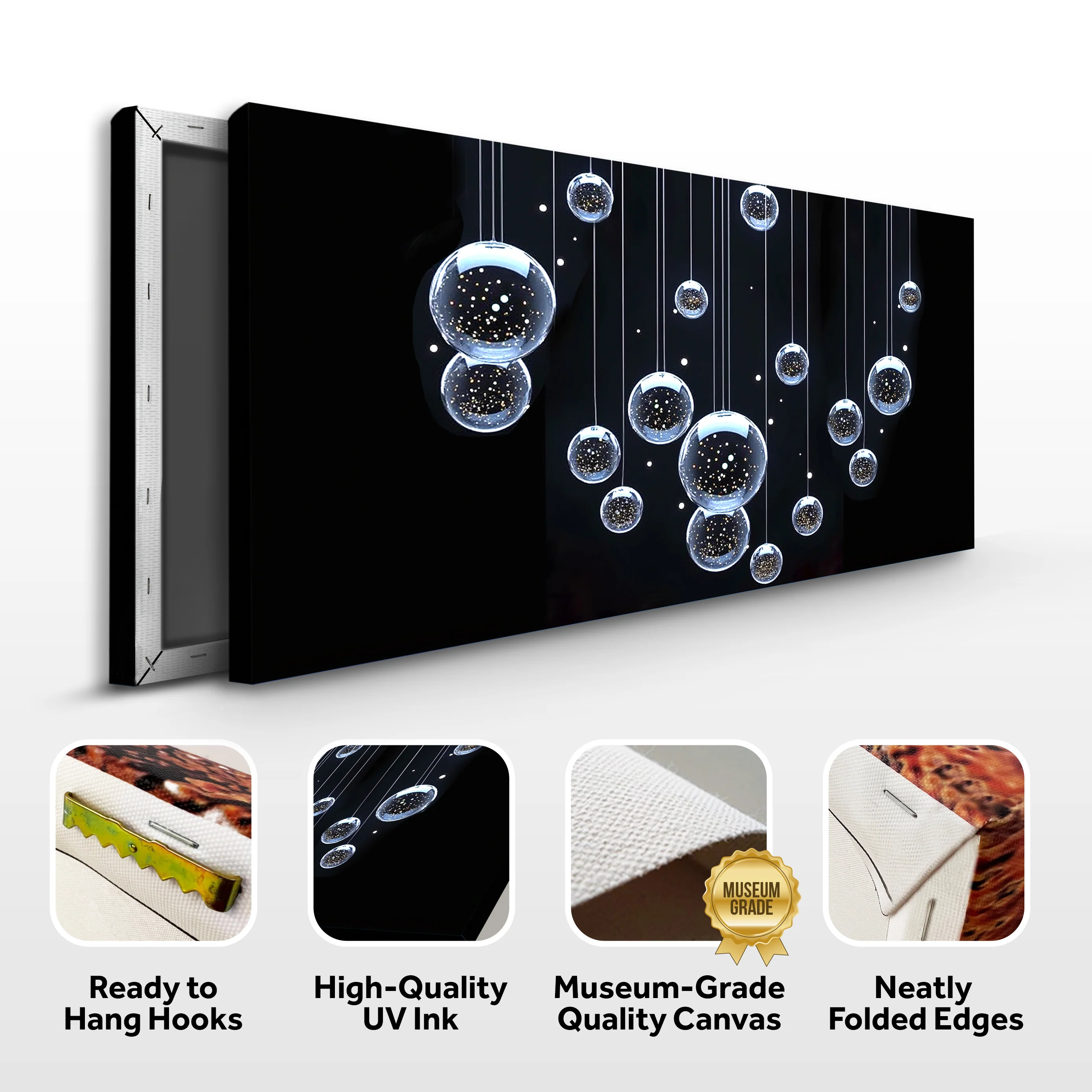 Modern Abstract Bubbles Wall Art - Image 8